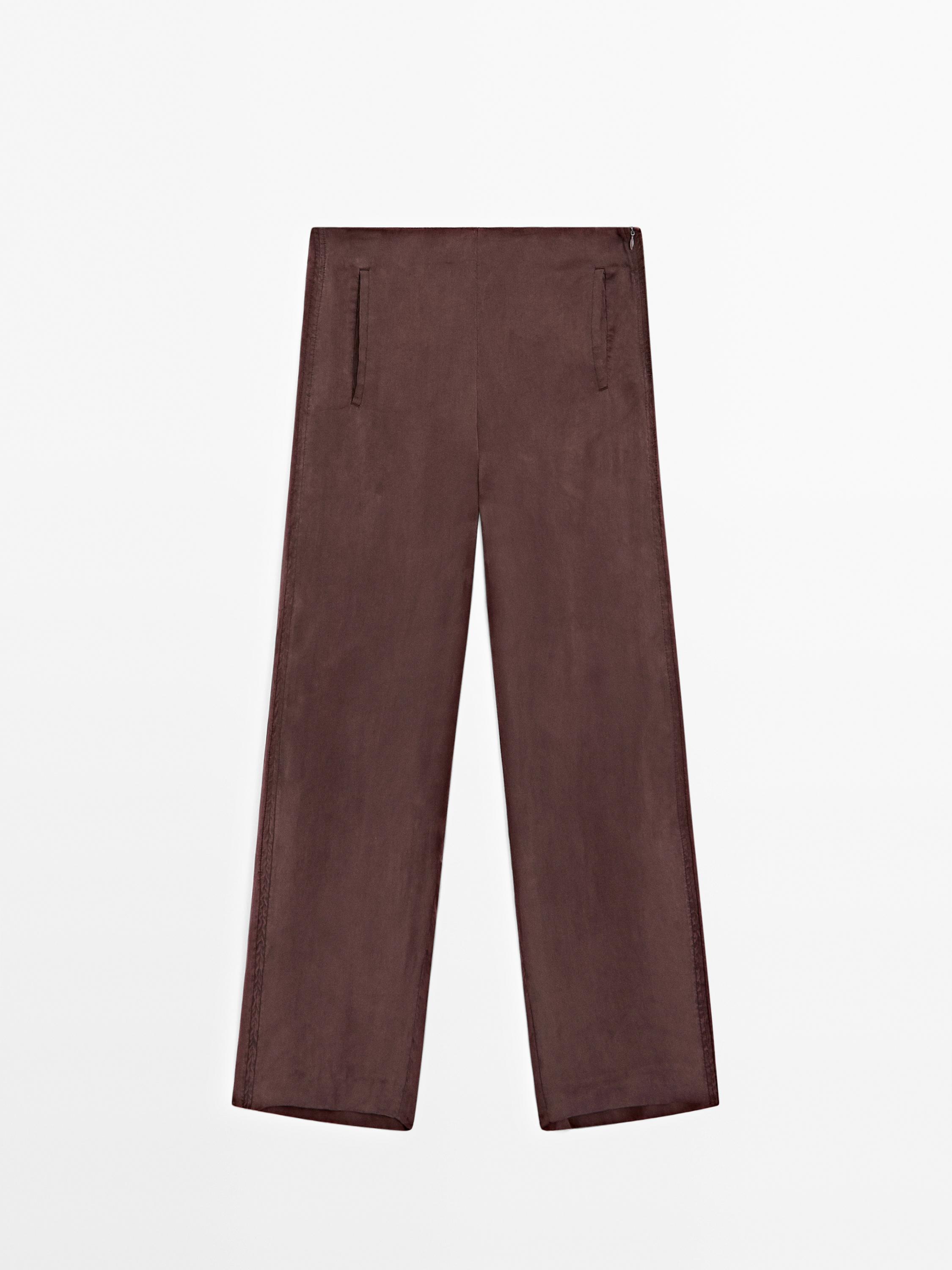 Flowing barrel fit co-ord trousers