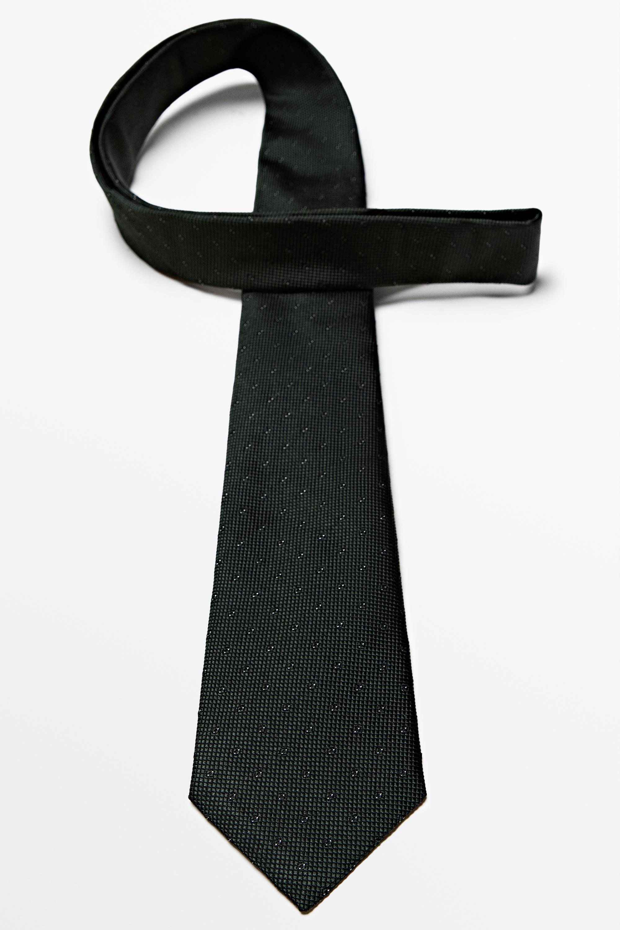 100% silk tie — BOTTLE