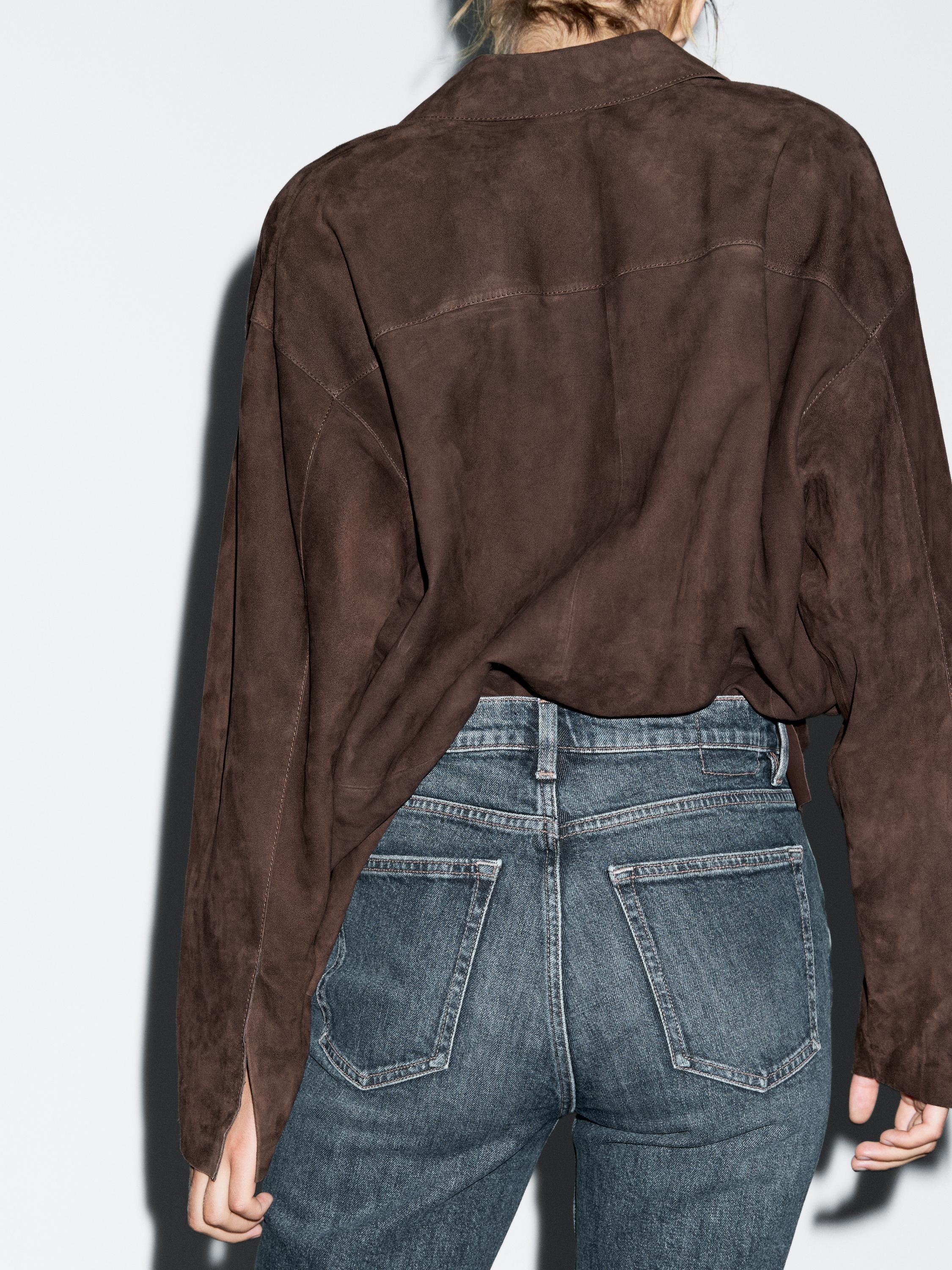 Mid-rise cropped slim fit jeans