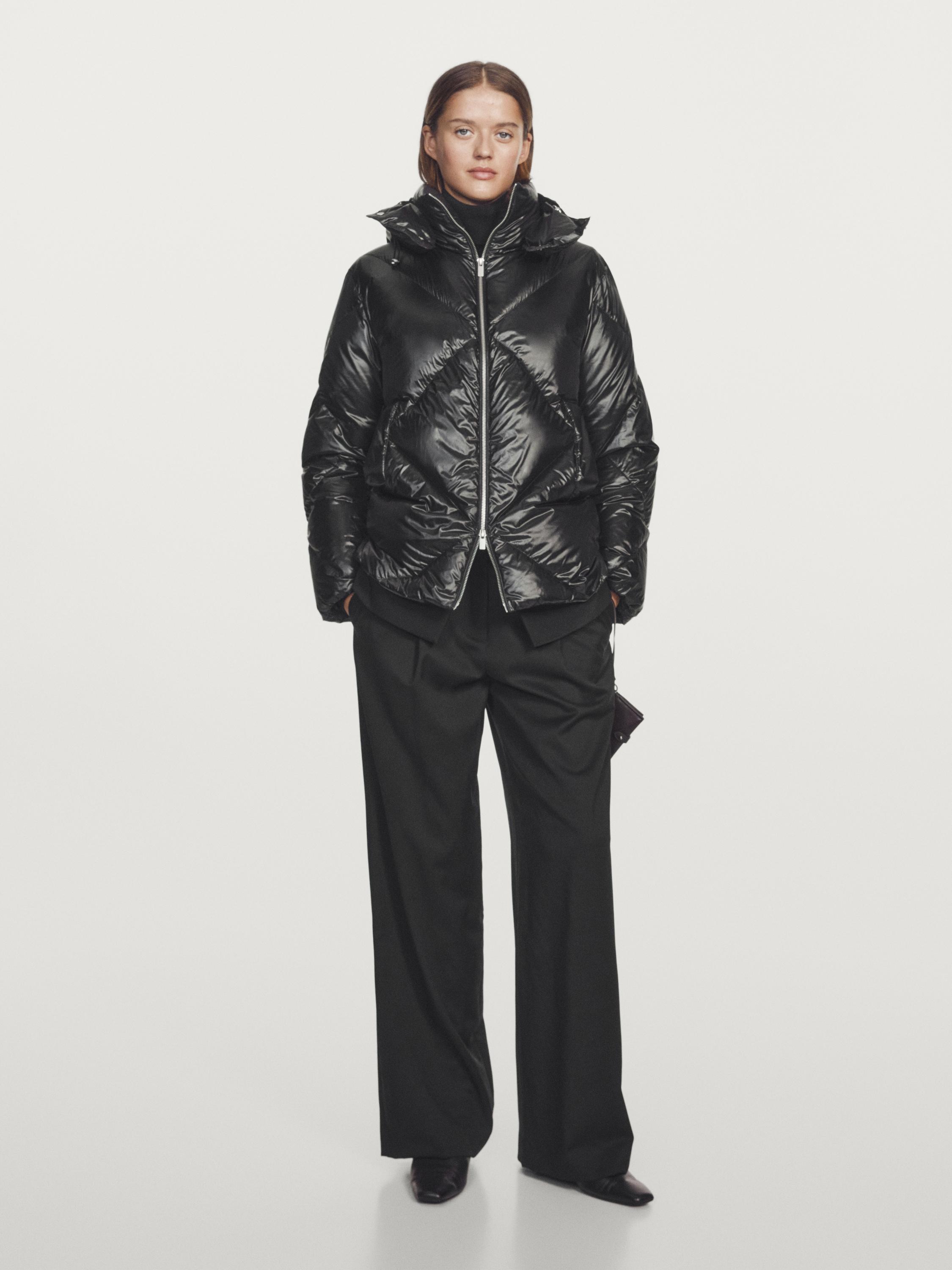 Water-repellent puffer jacket