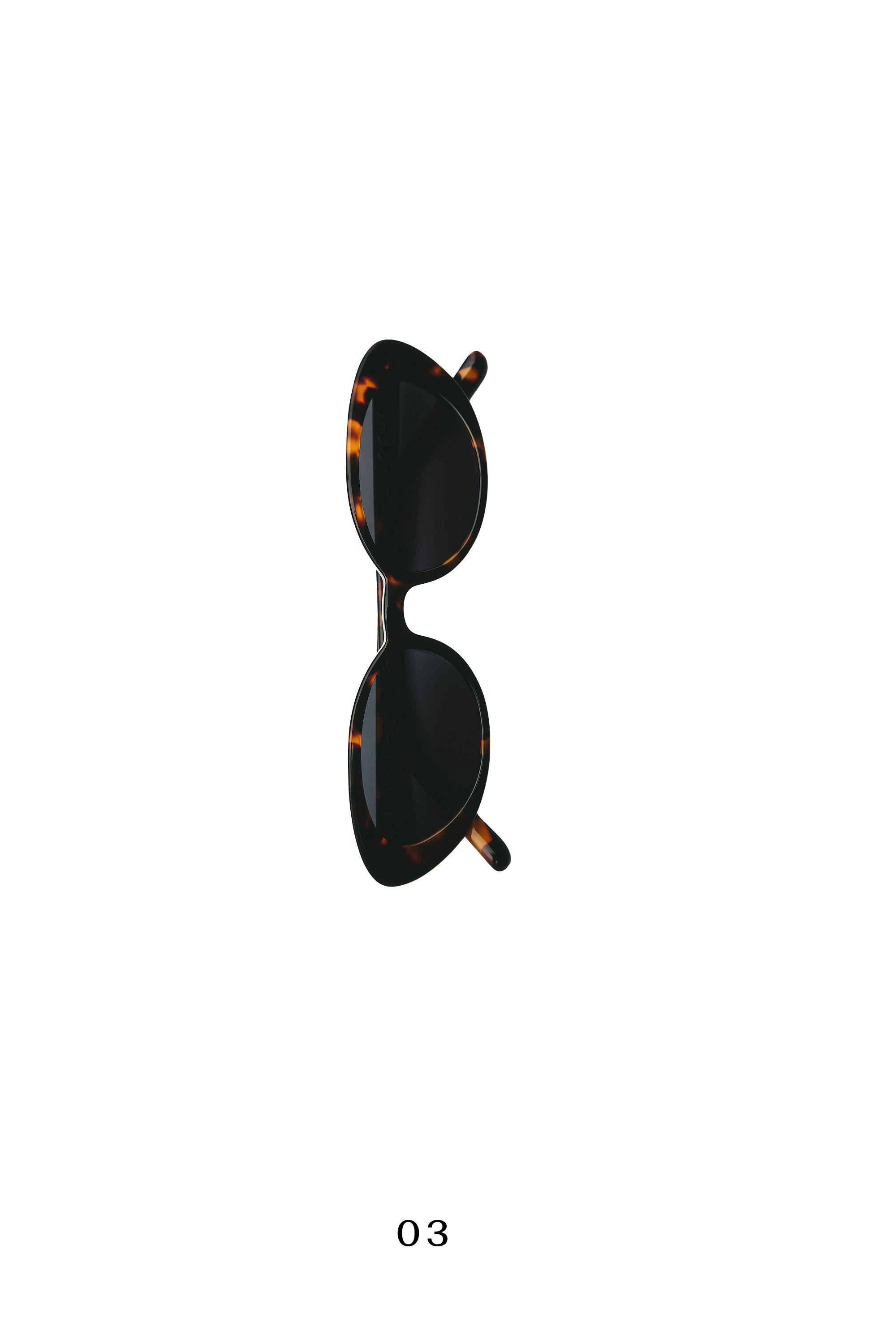 Tortoiseshell sunglasses — BROWN