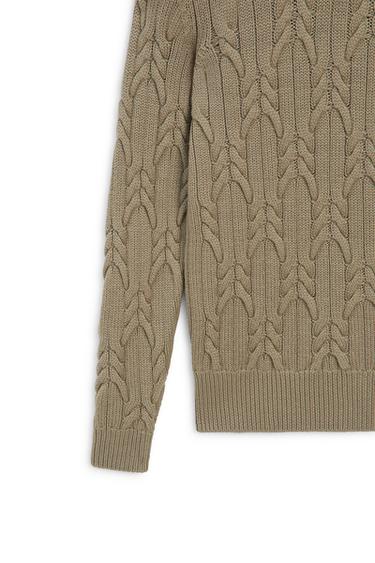 100% wool cable-knit sweater - LIMITED EDITION — BEIGE 8