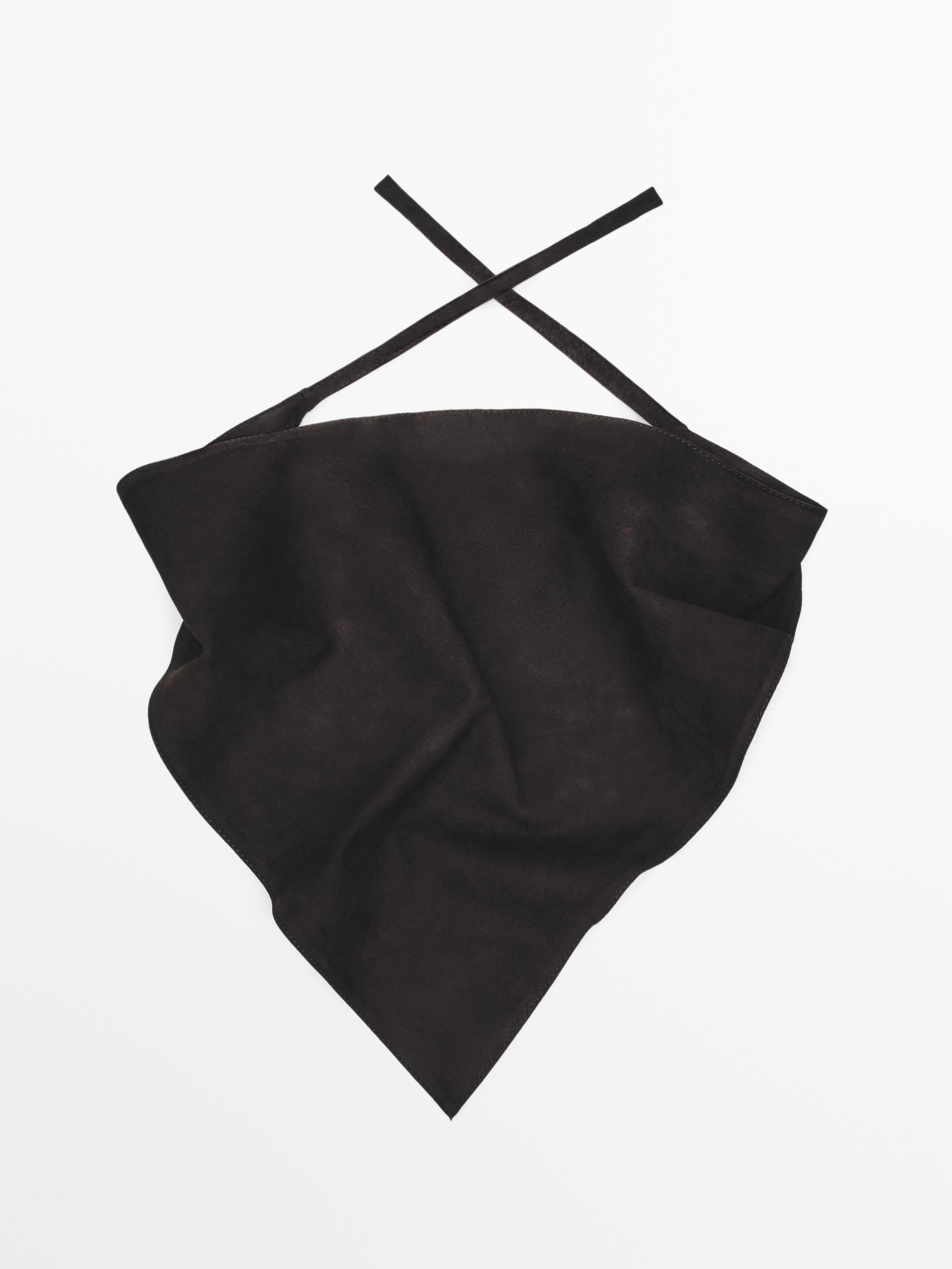 Suede leather bandana