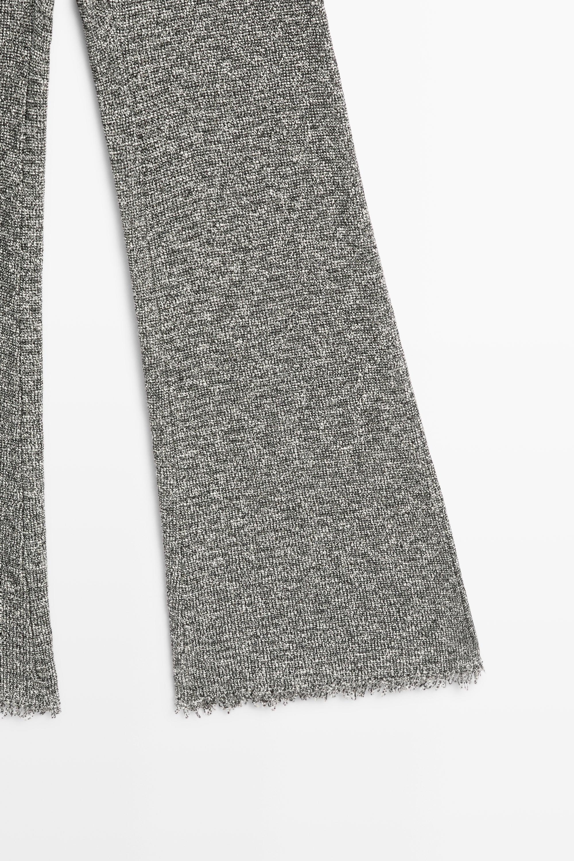 Flowing speckled pants for a total look — GREY MARL
