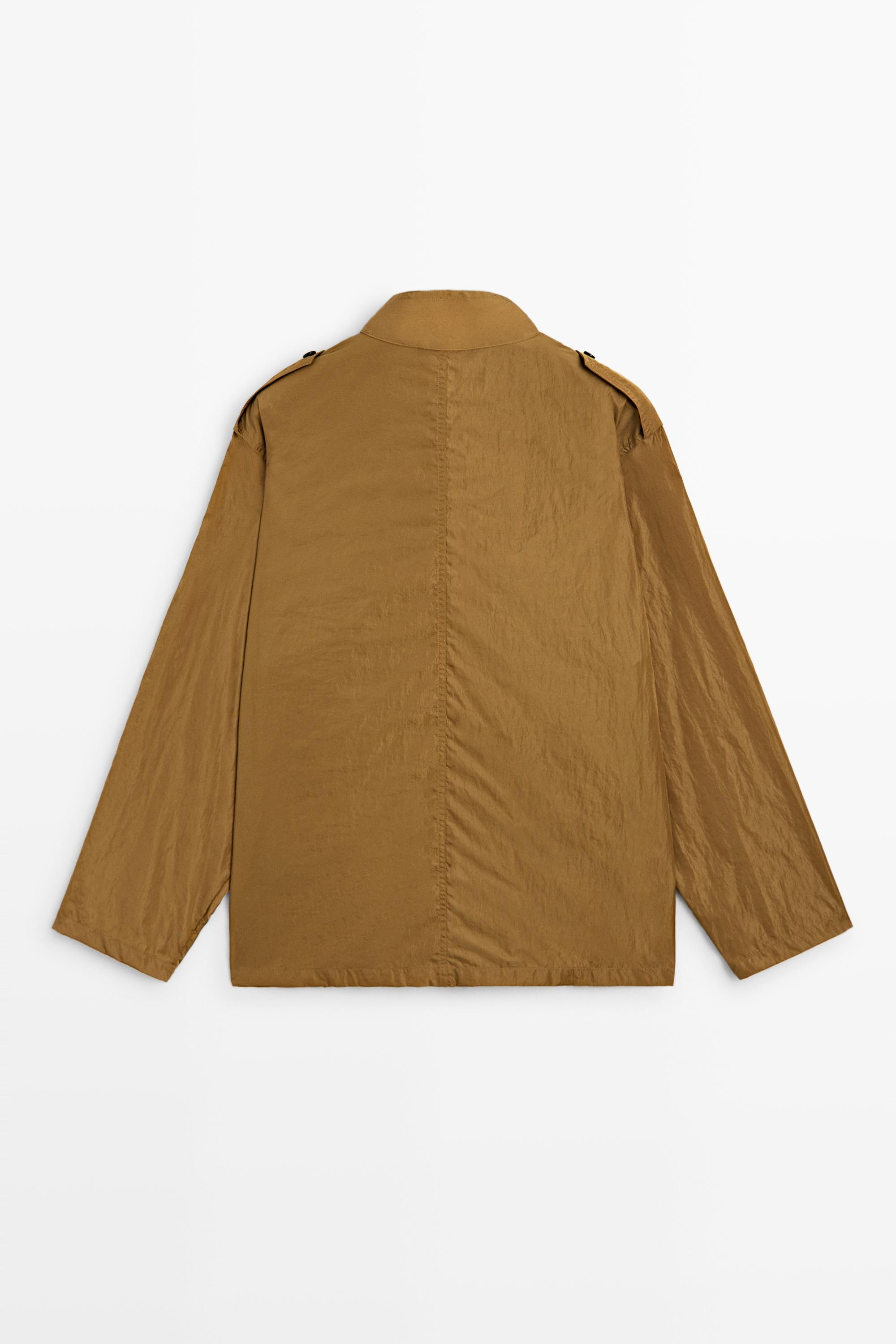 Technical overshirt with pocket details — TOFFEE