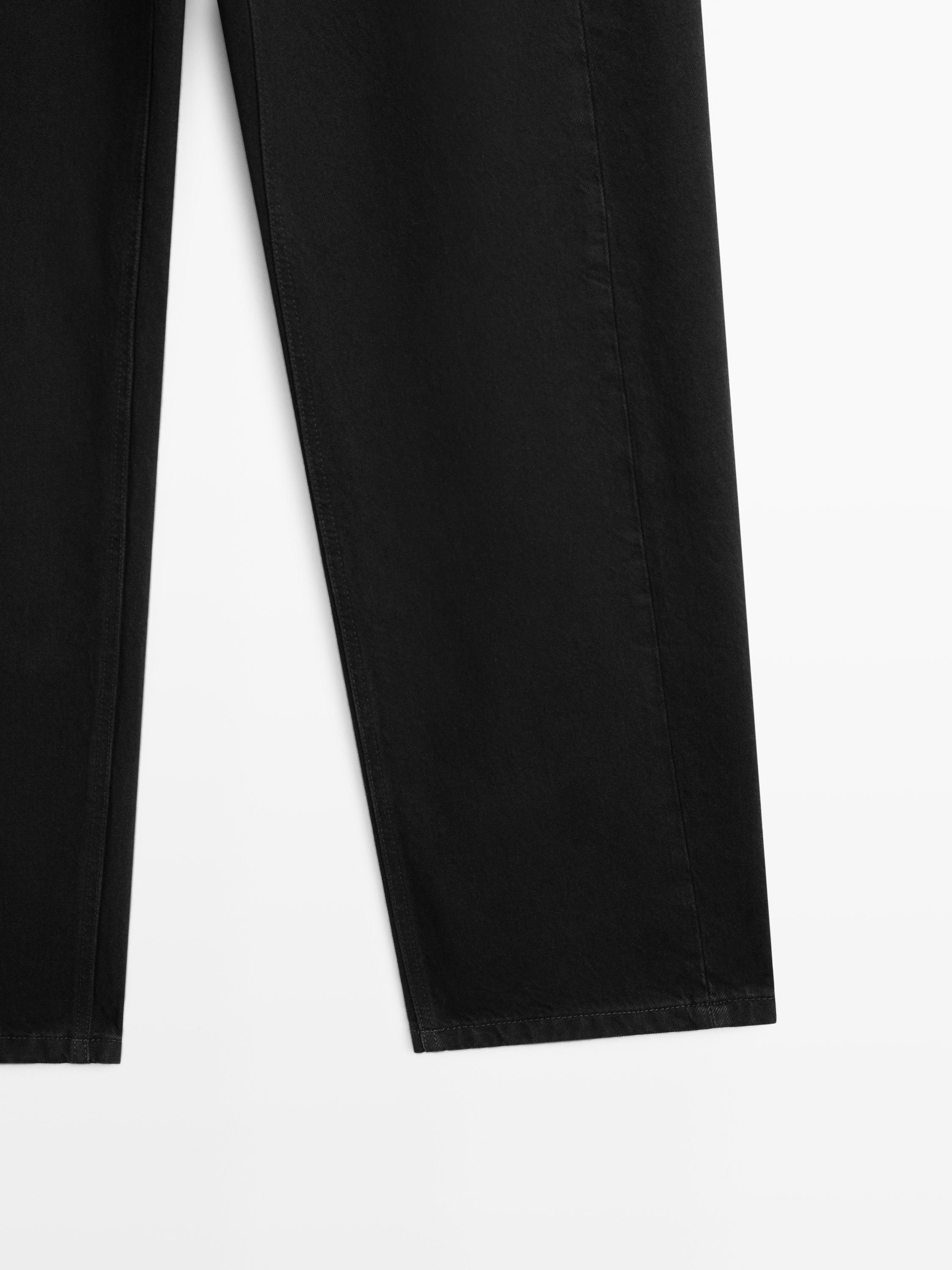 Mid-rise balloon fit jeans — Chocolate