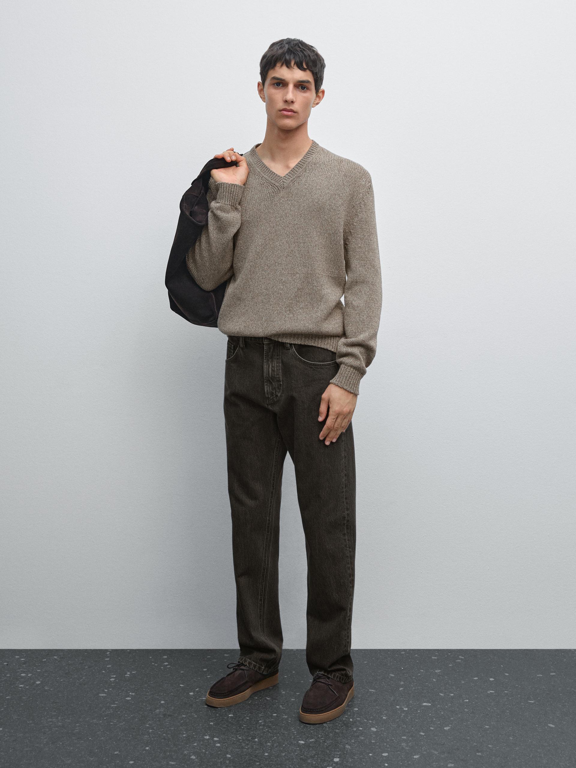Jeans Relaxed Fit - Grigio - 29 - Massimo Dutti - Maschile
