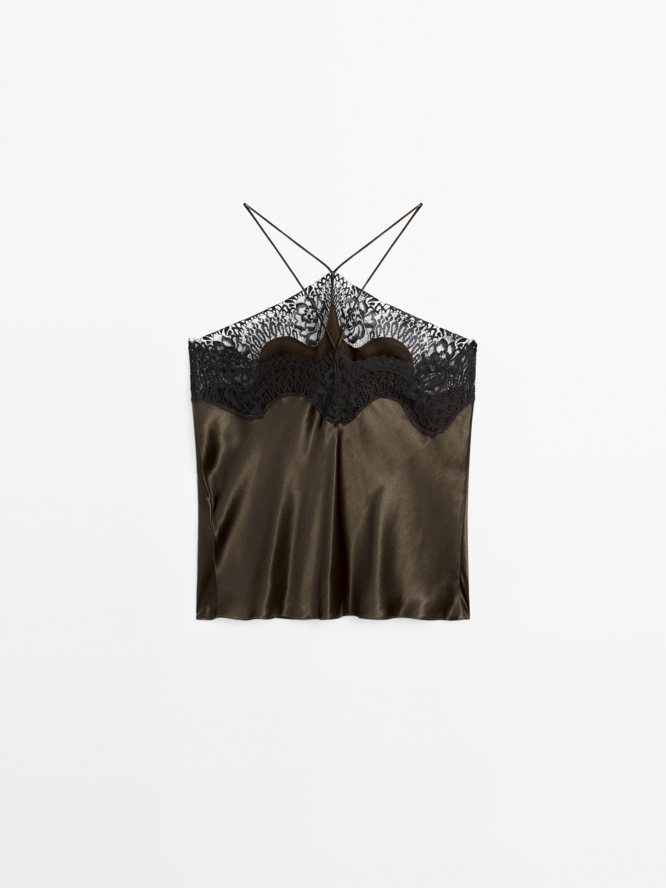 Silk blend camisole top - STUDIO