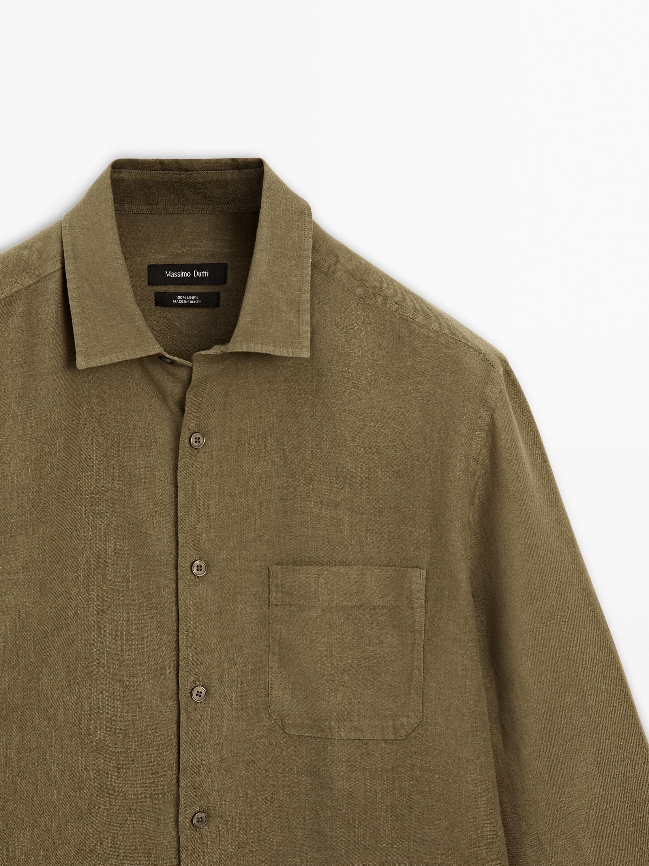Regular fit shirt with pocket detail
