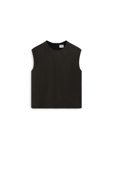 Flowing satin top - LIMITED EDITION — BOTTLE GREEN 5