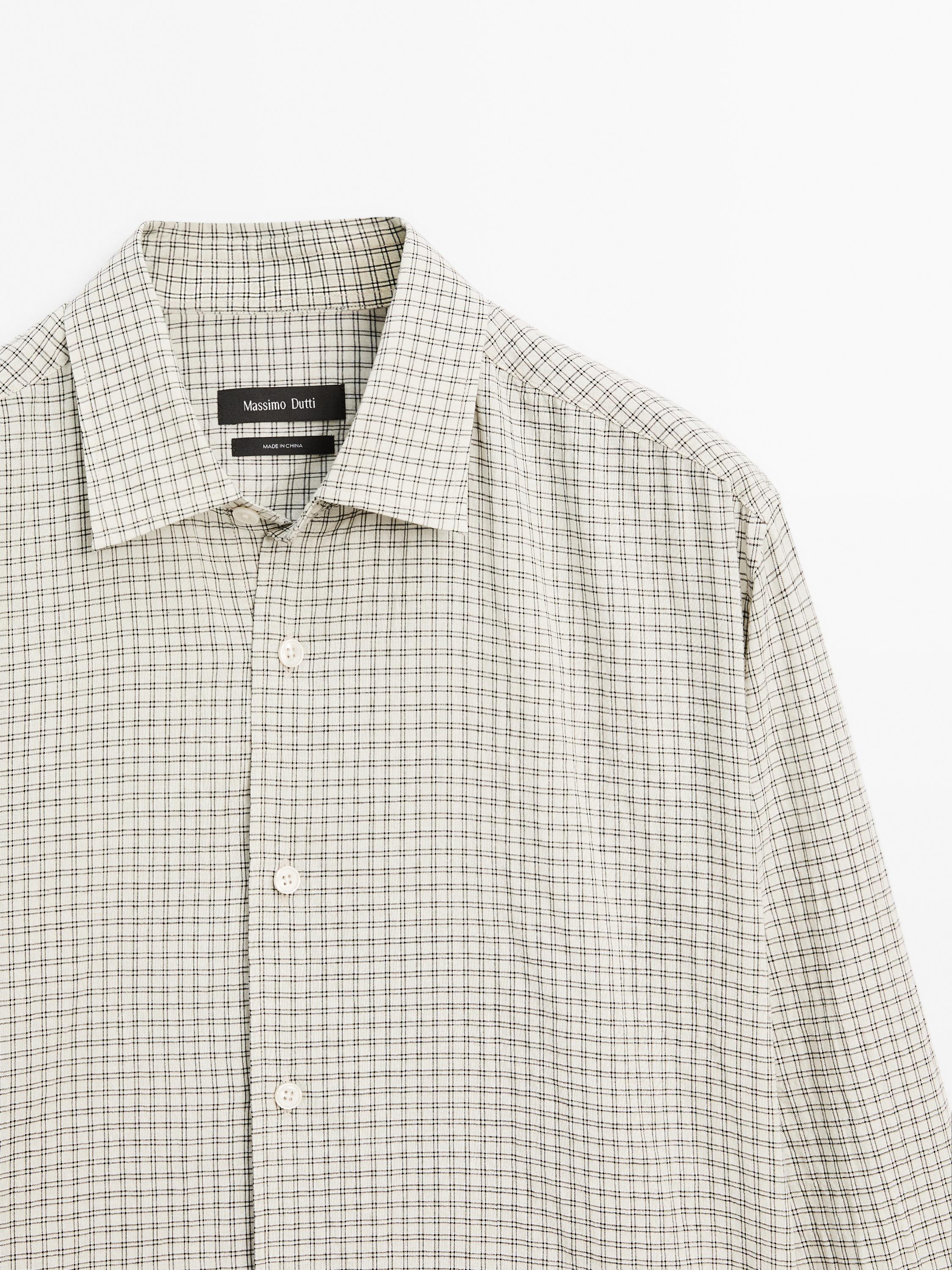Regular fit check shirt