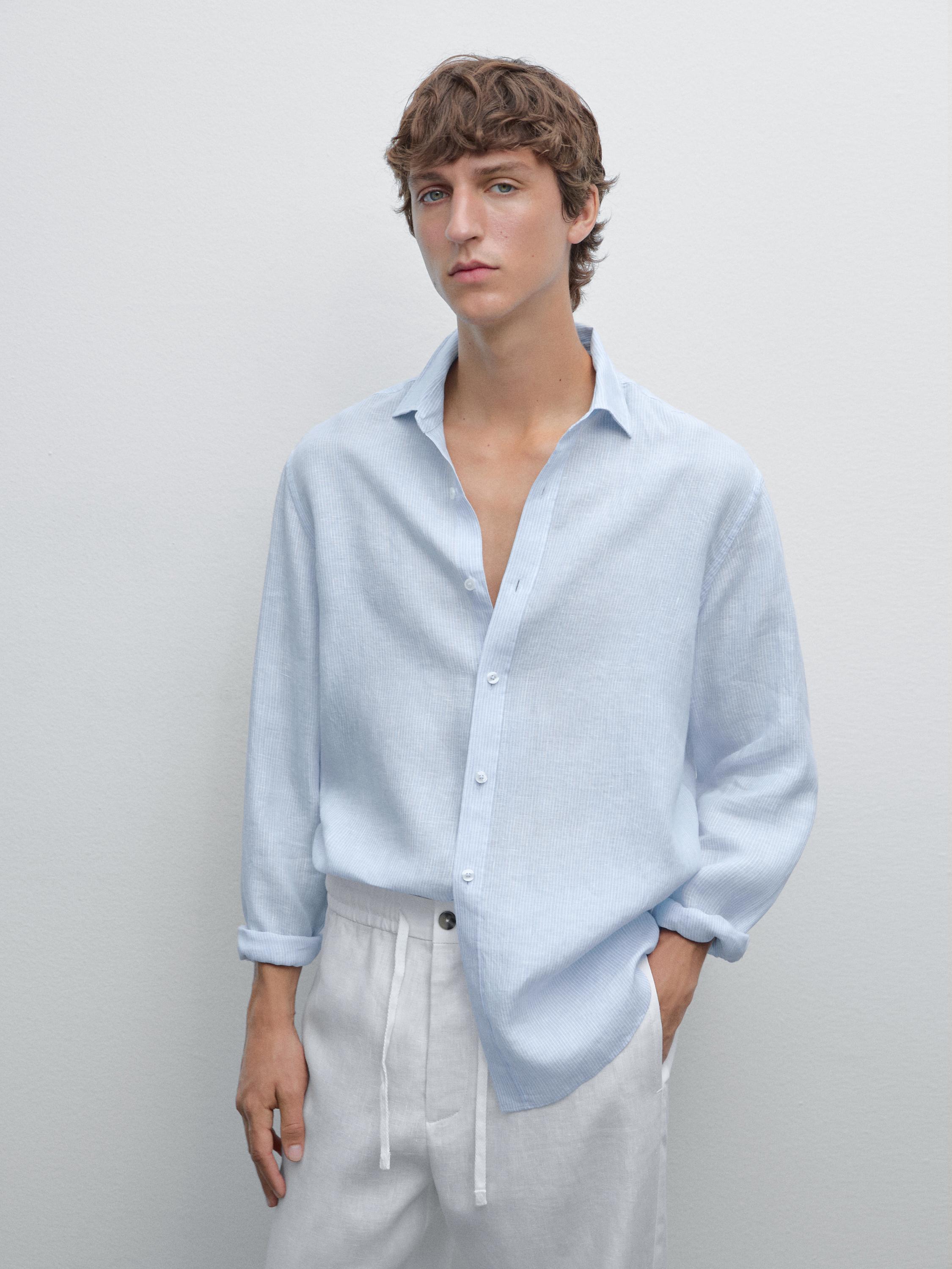 Regular fit striped shirt