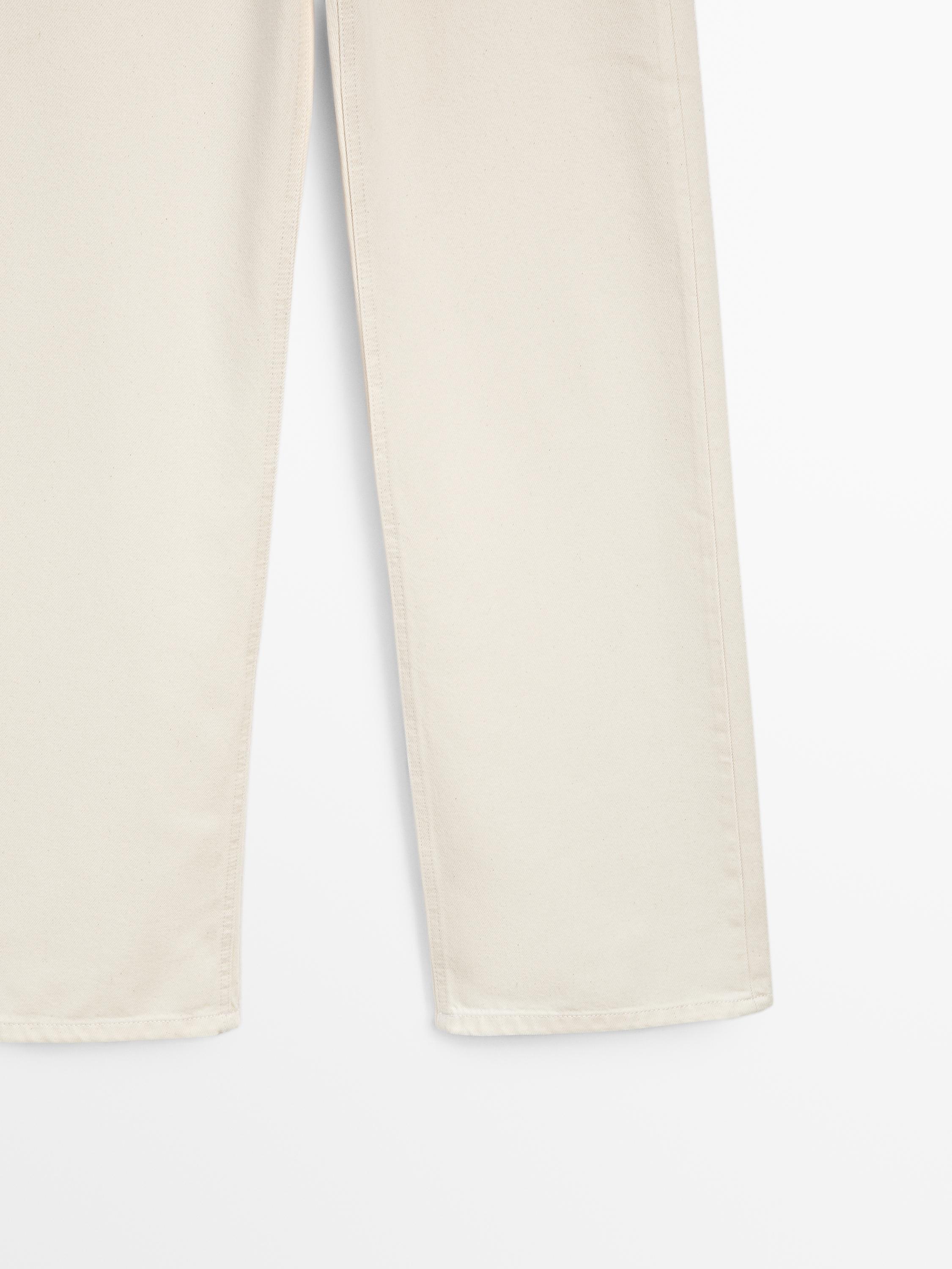 High-waist wide-leg jeans