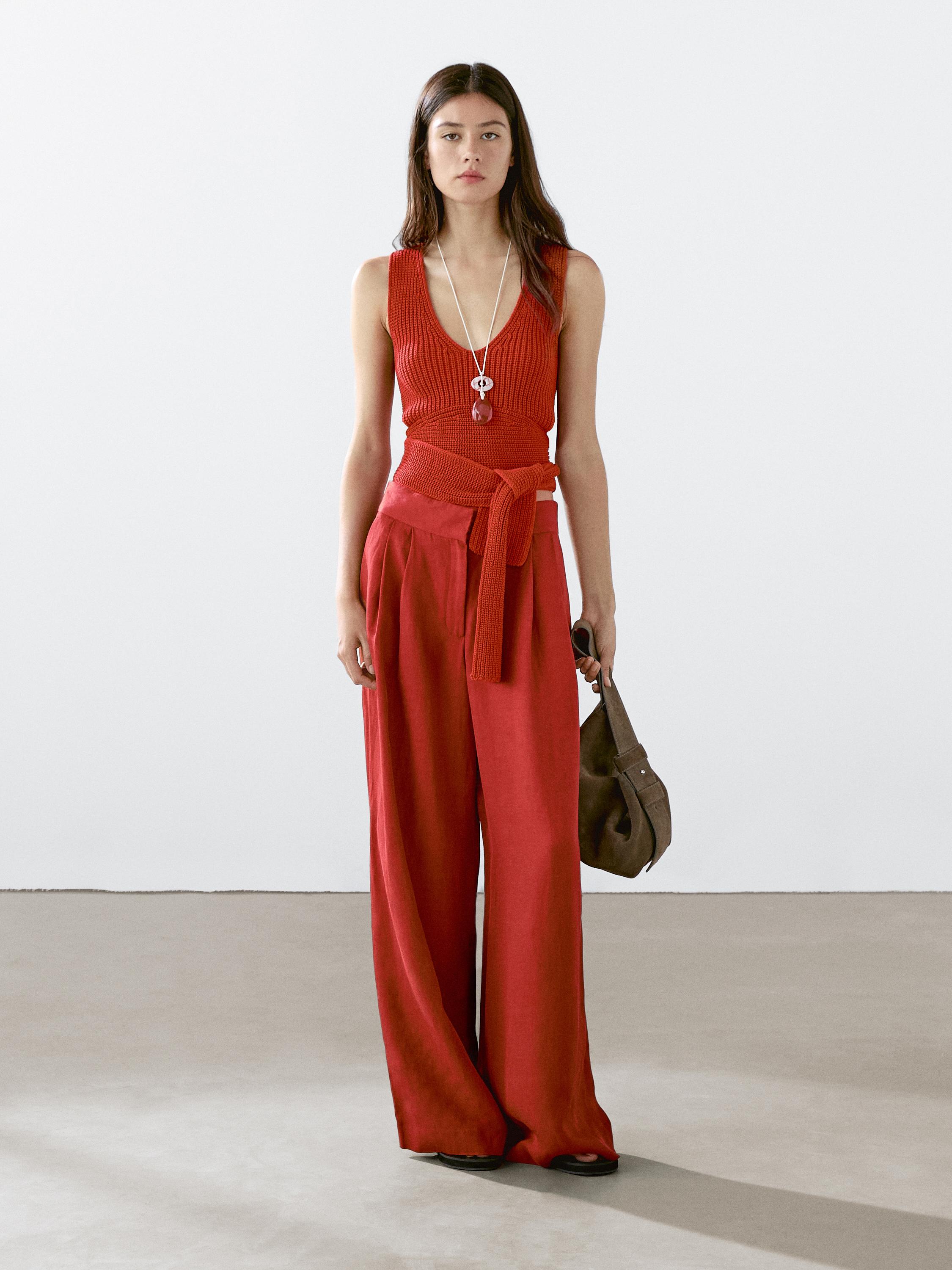 توب قطن 100% مفصل برباط