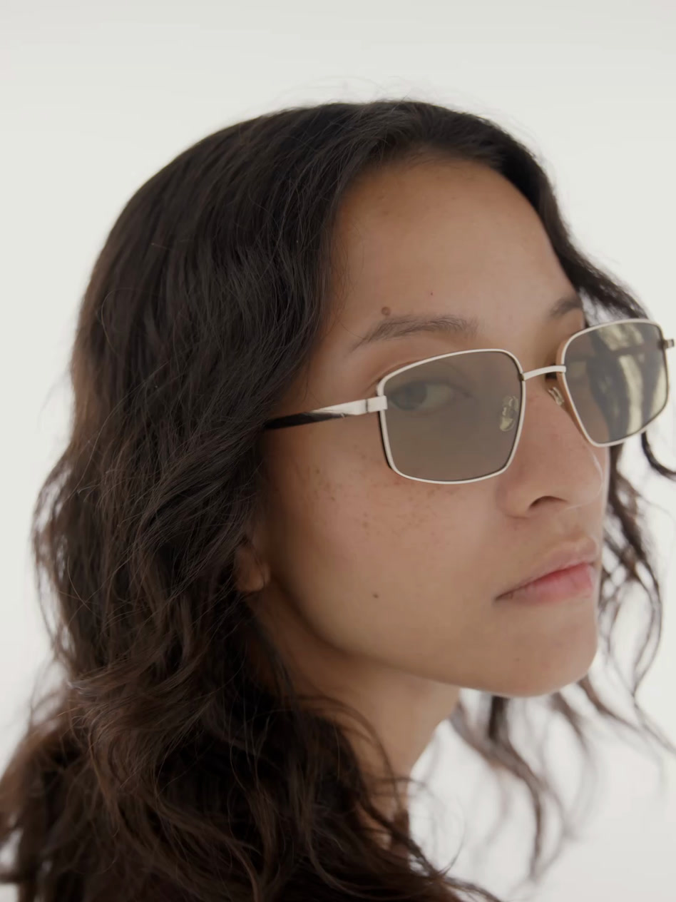 Metallic sunglasses