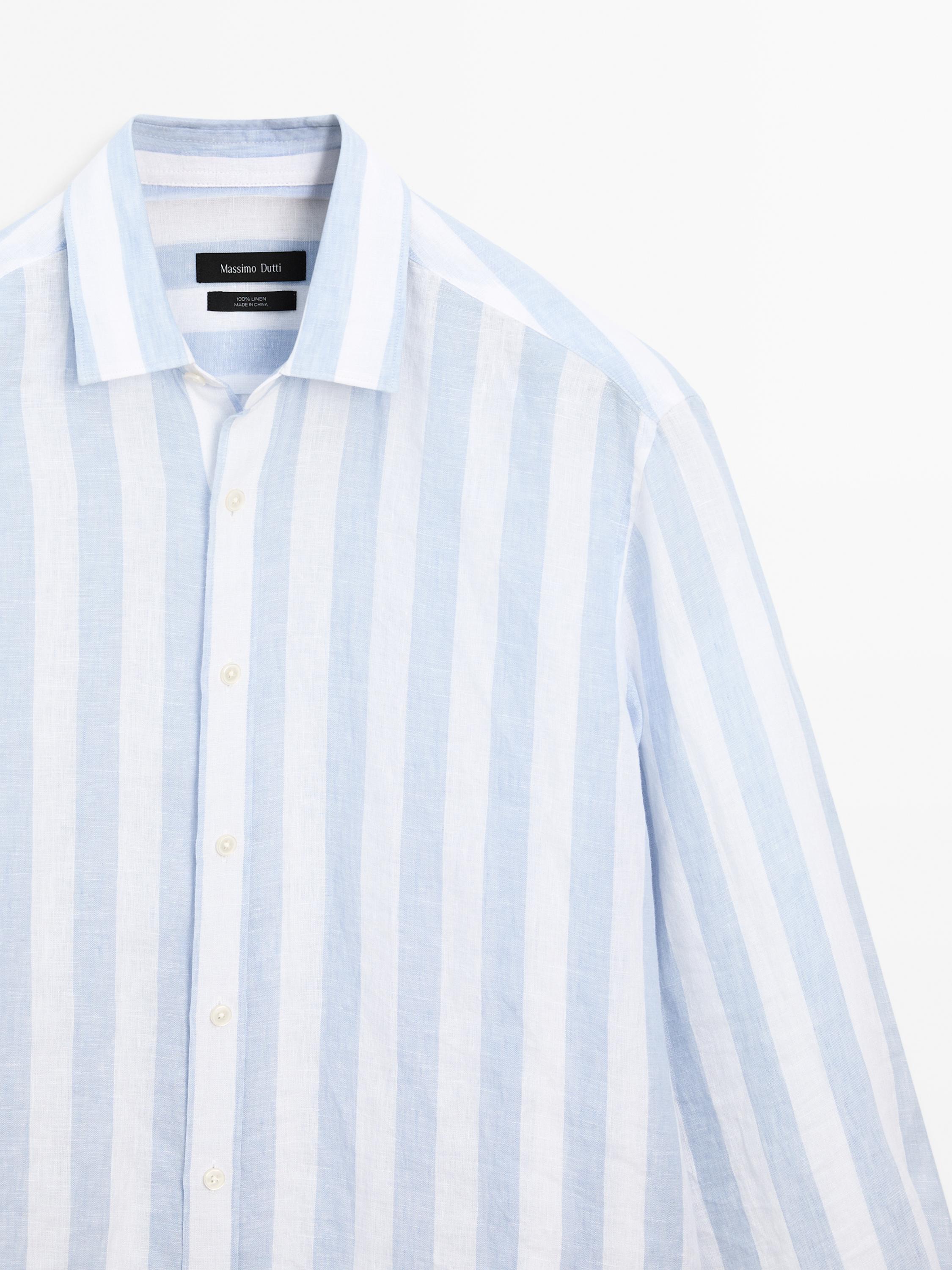 Camisa raya ancha regular fit
