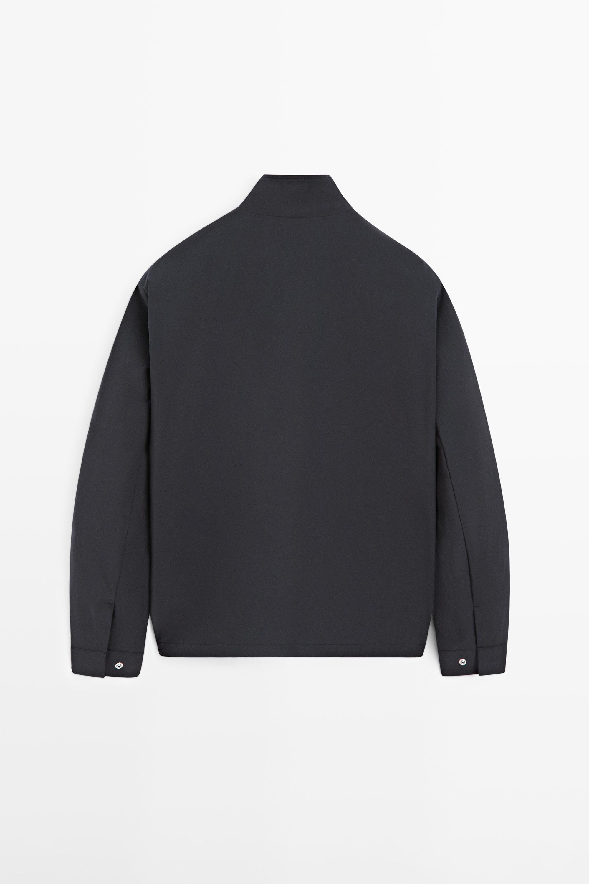 Two-way stretch fabric jacket — DARK NAVY