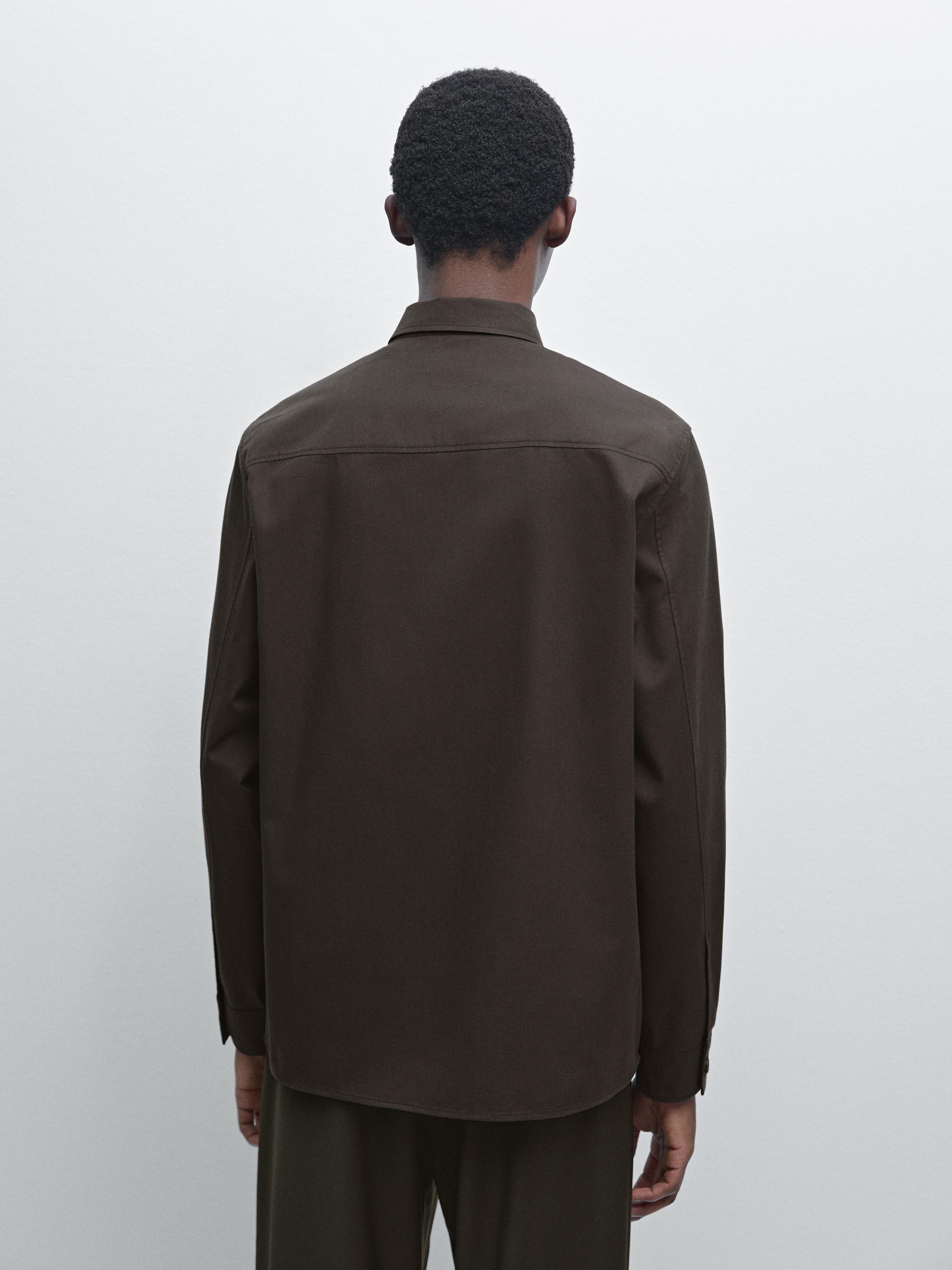 Cepli rahat kesim fit gömlek