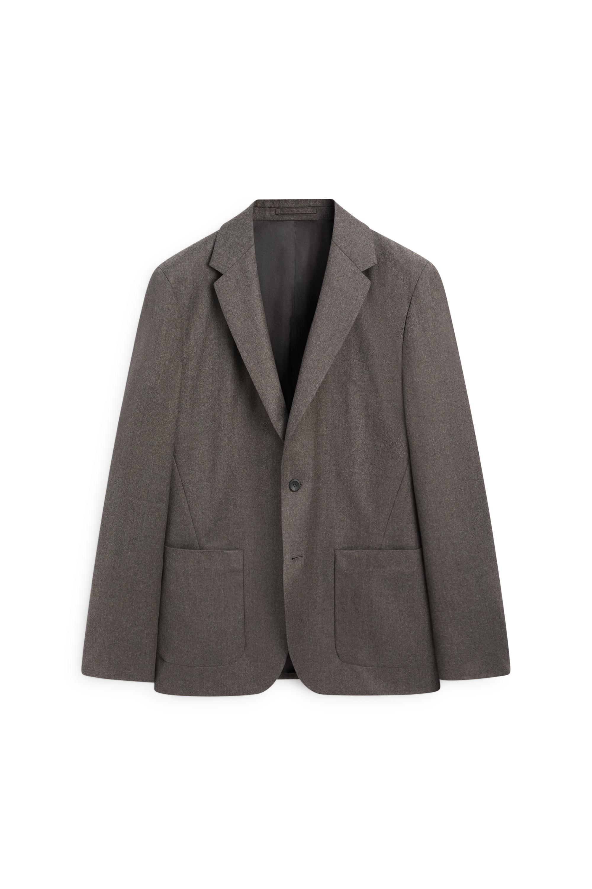 100% wool suit blazer — MINK