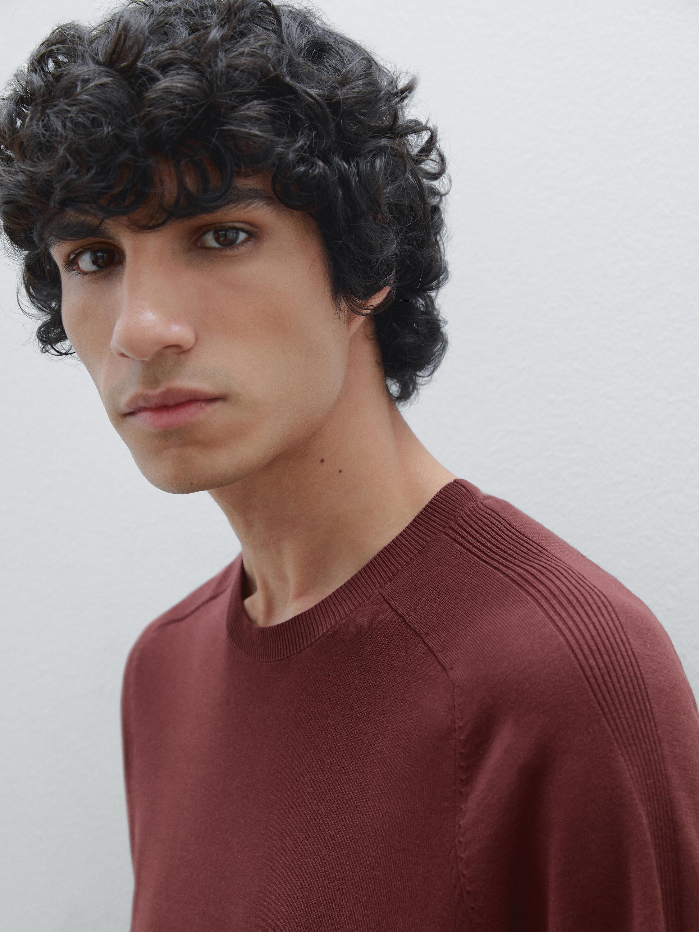 100% cotton knit sweater