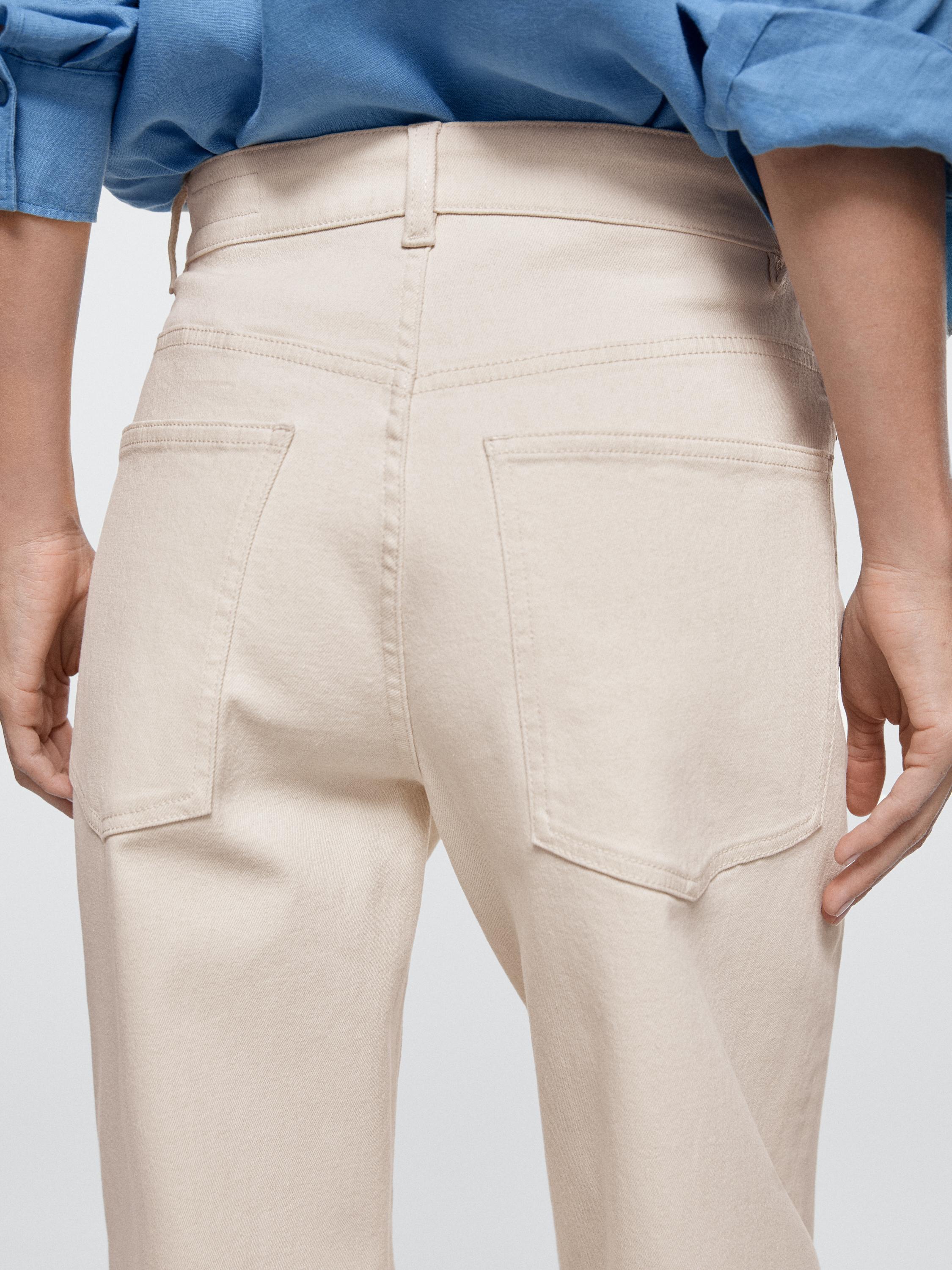 Straight-leg jeans with turn-up hems — CREAM