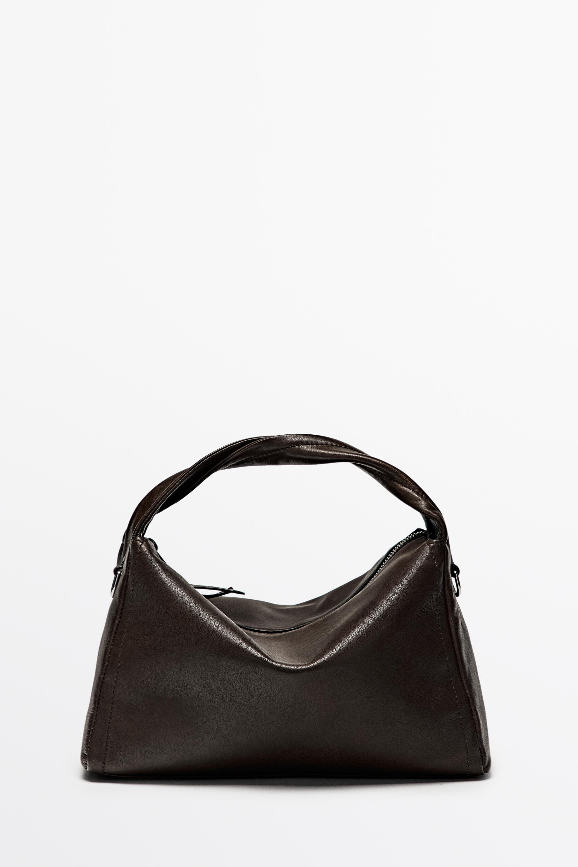 Nappa leather crossbody bag — LEATHER