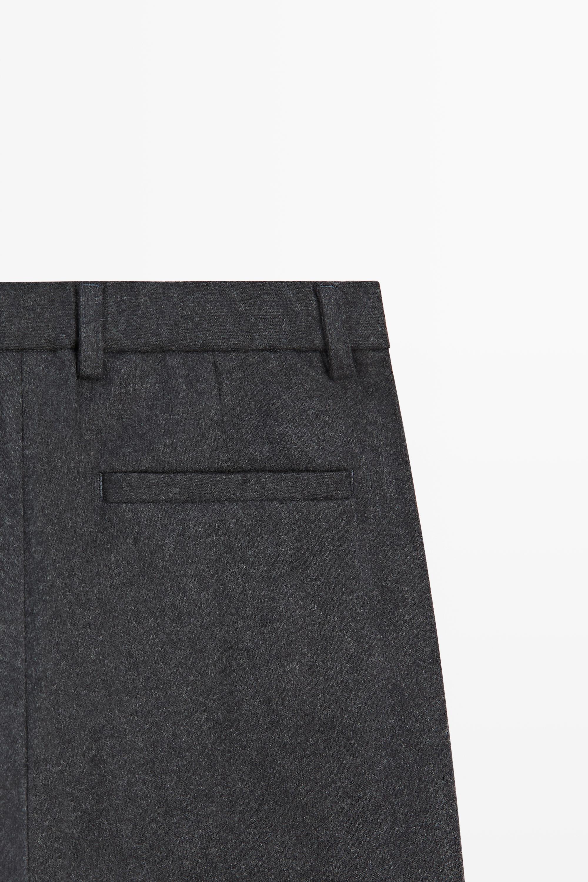 Massimo Dutti %100 yün total look pantolon görsel 7