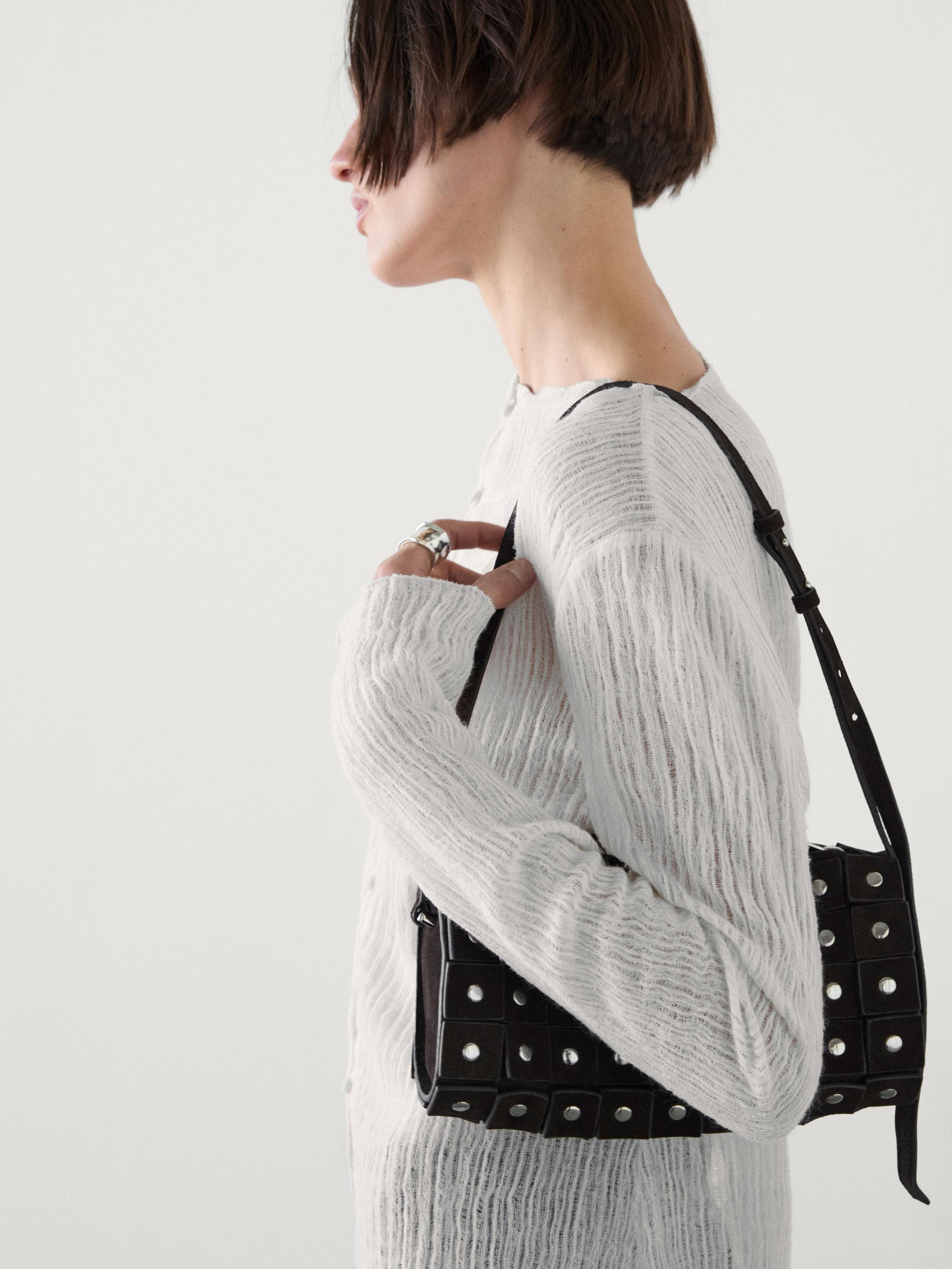 Flowing semi-sheer shirt