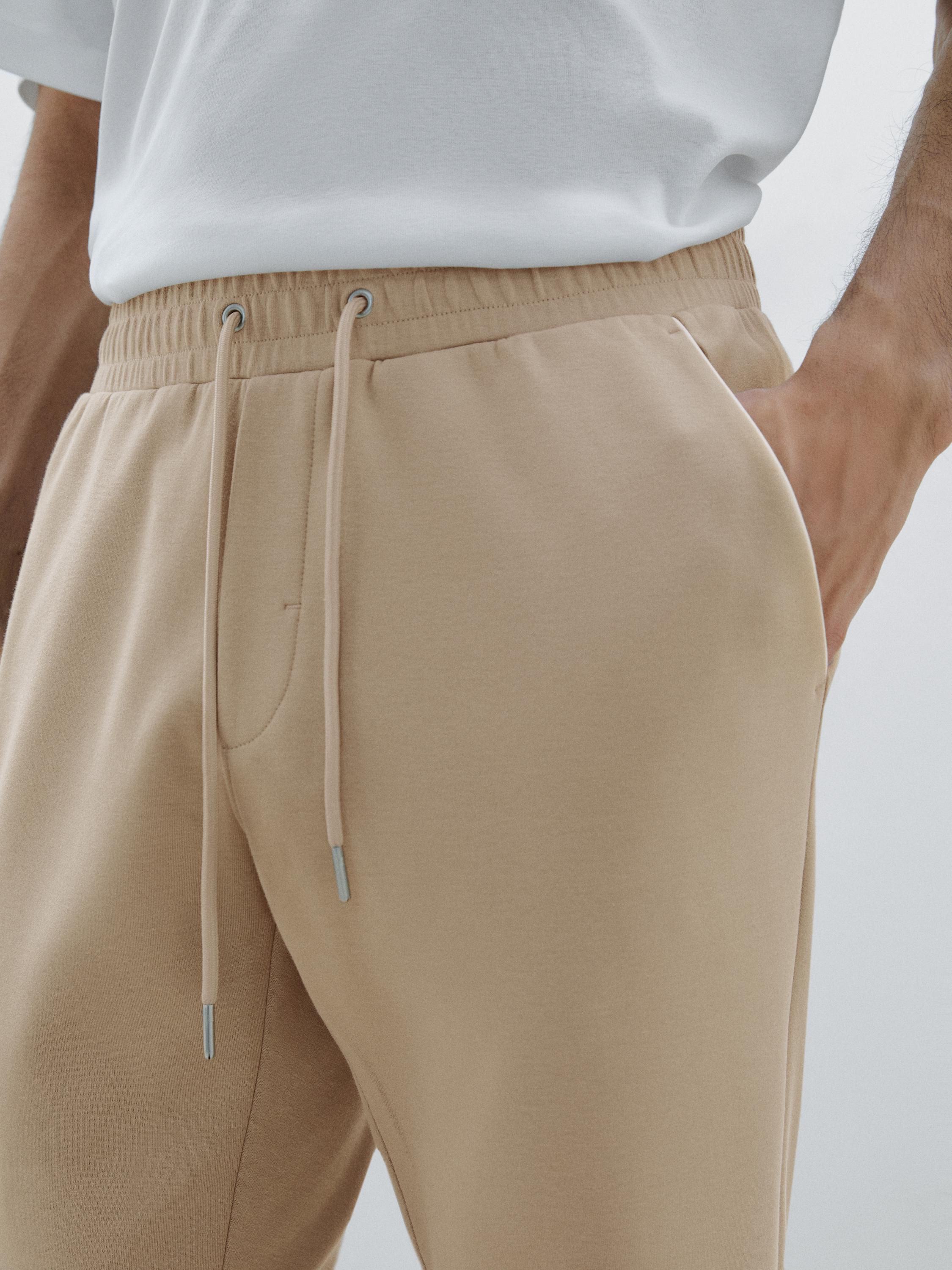 بنطلون رياضي من القطن المخلوط