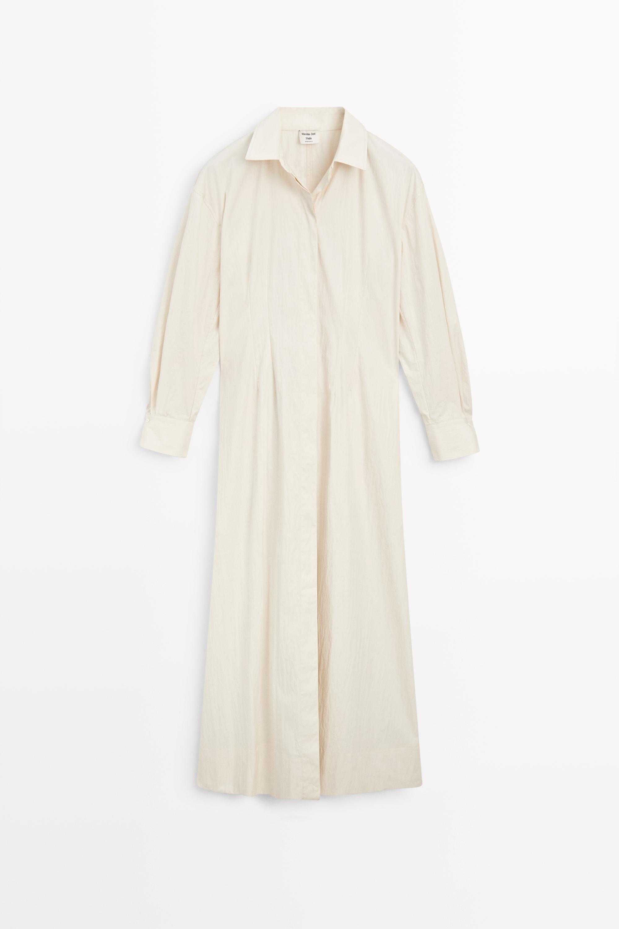 Flowy shirt maxi dress - STUDIO
