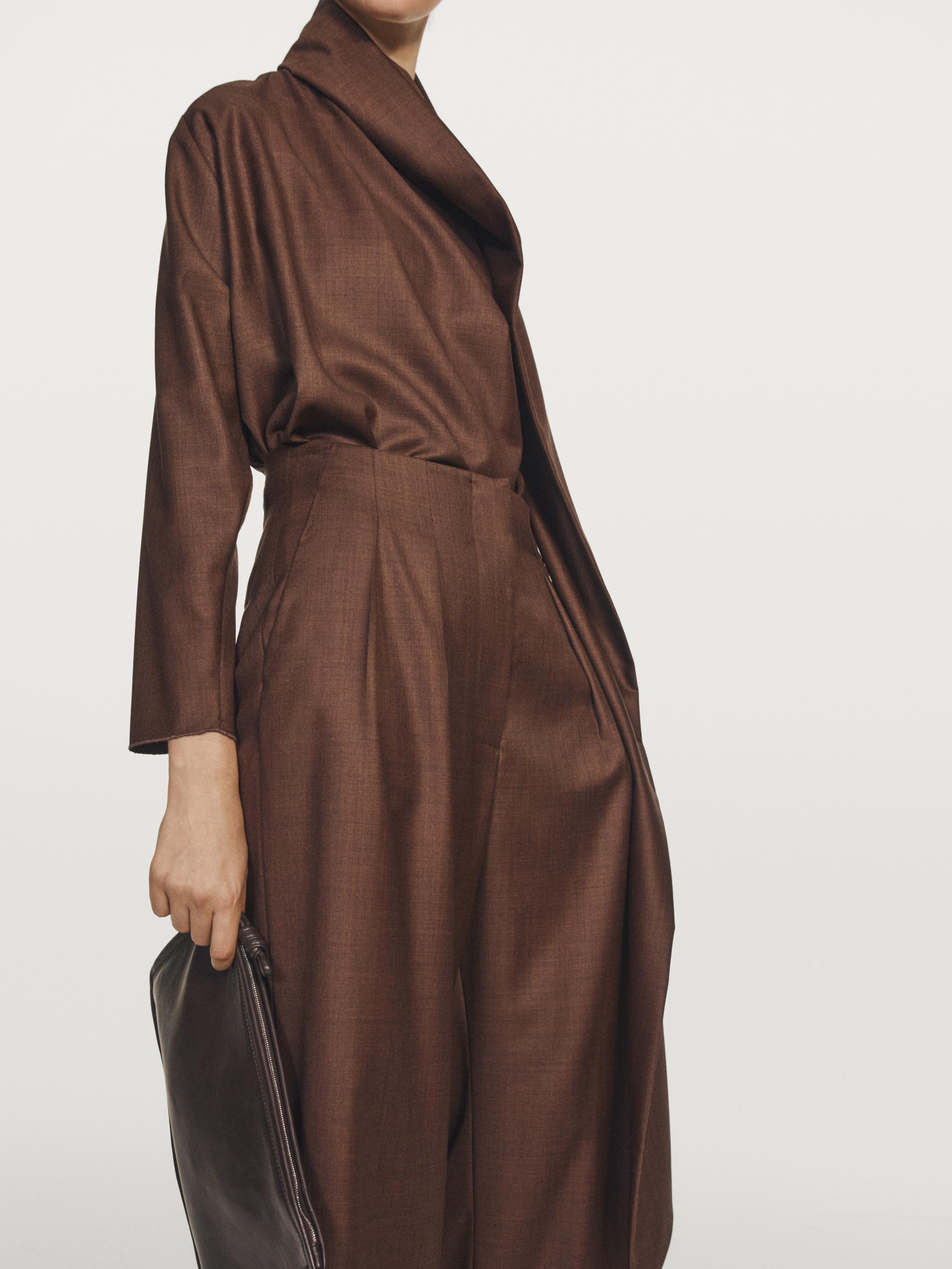 100% wool darted trousers - STUDIO