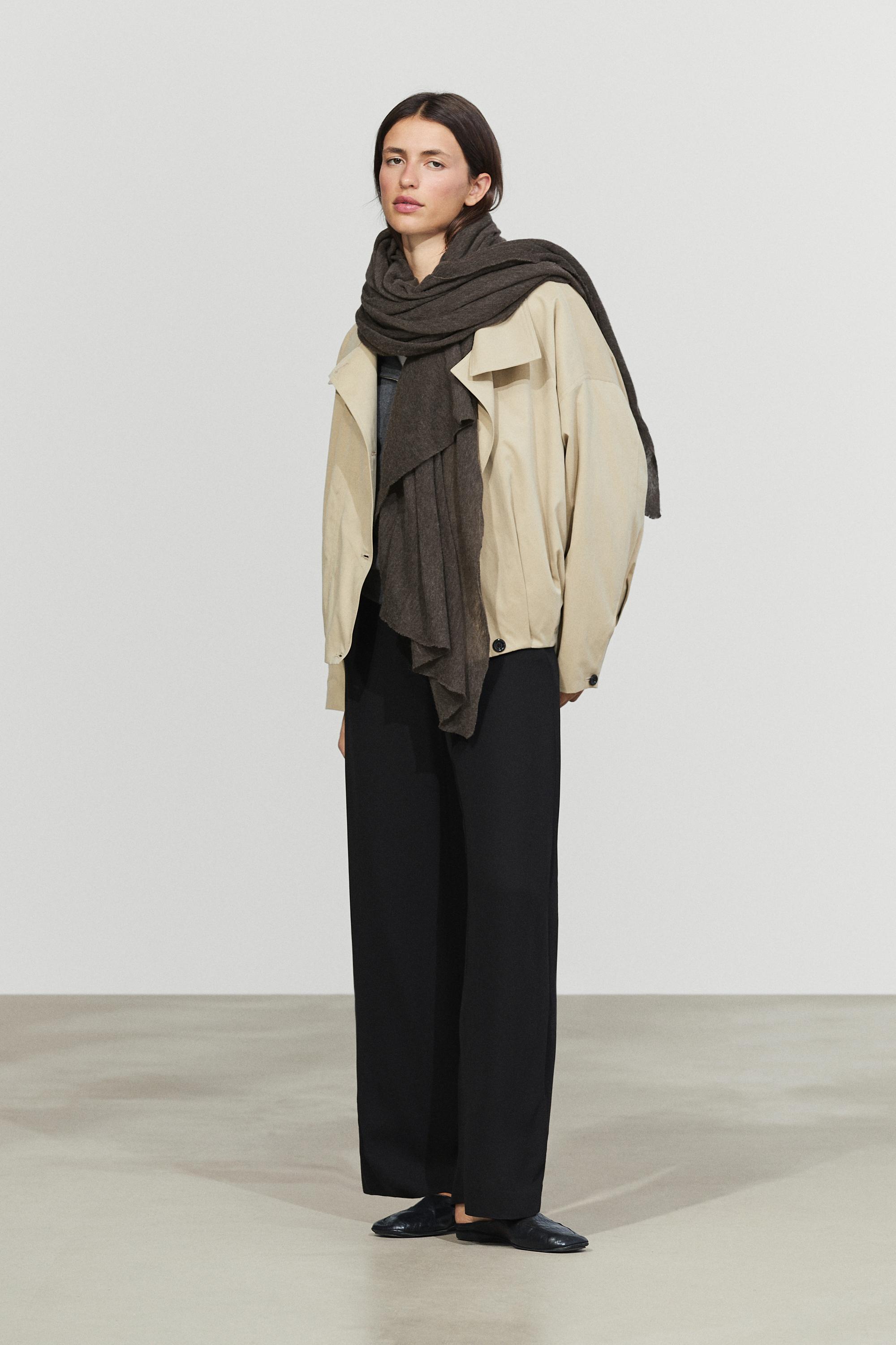 100% Cashmere scarf — BROWN