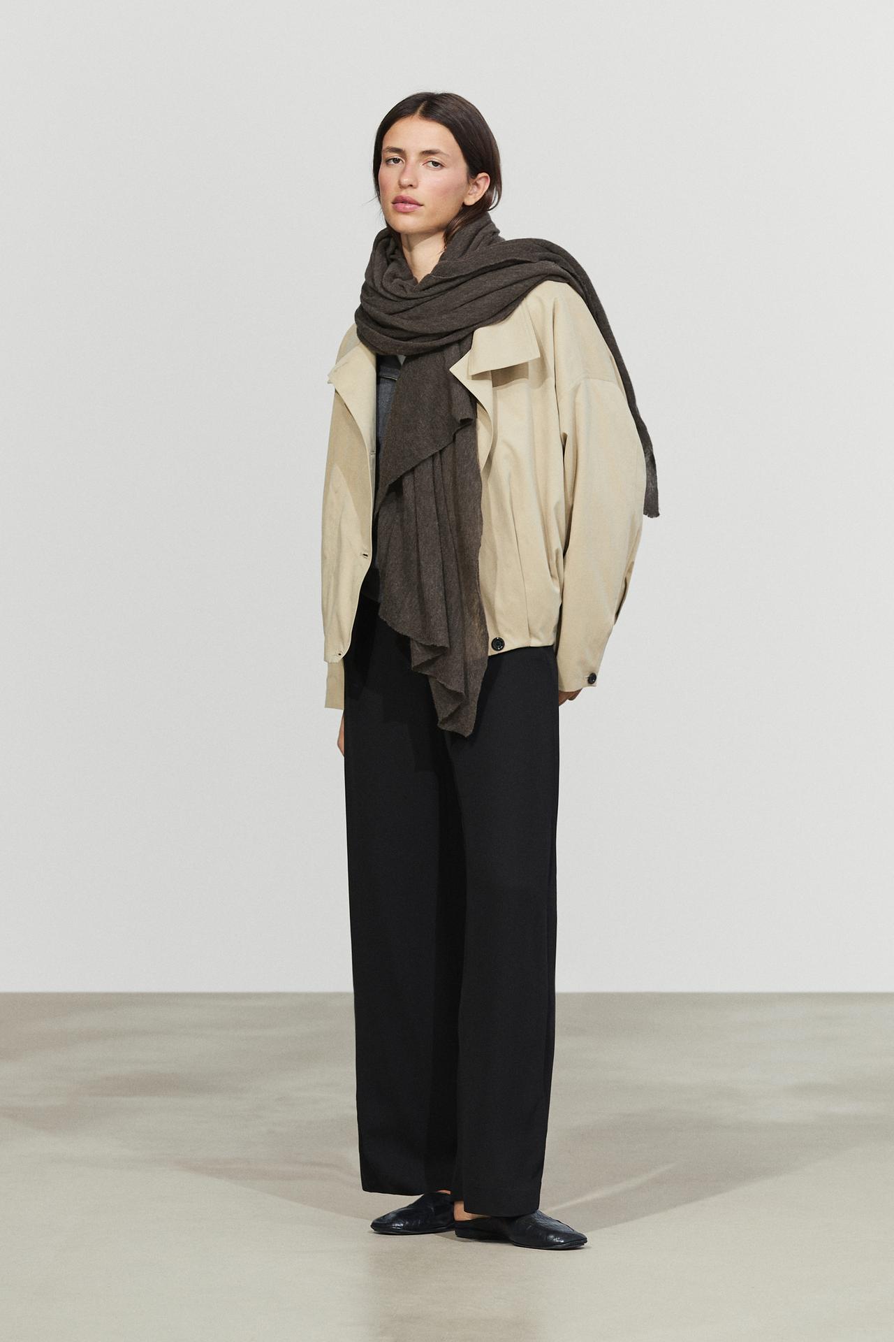 100% Cashmere scarf — BROWN
