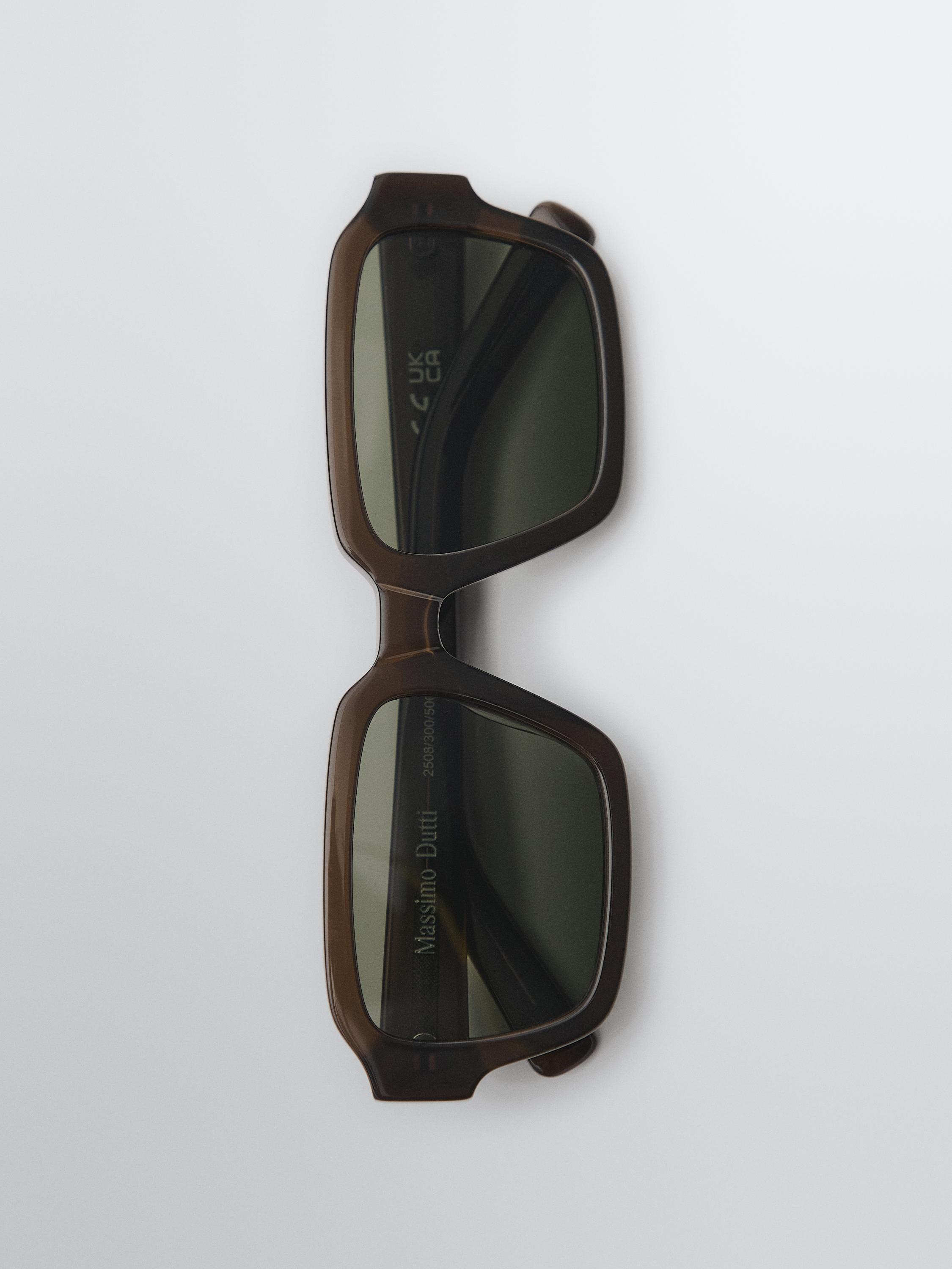 Rectangular sunglasses — GREEN