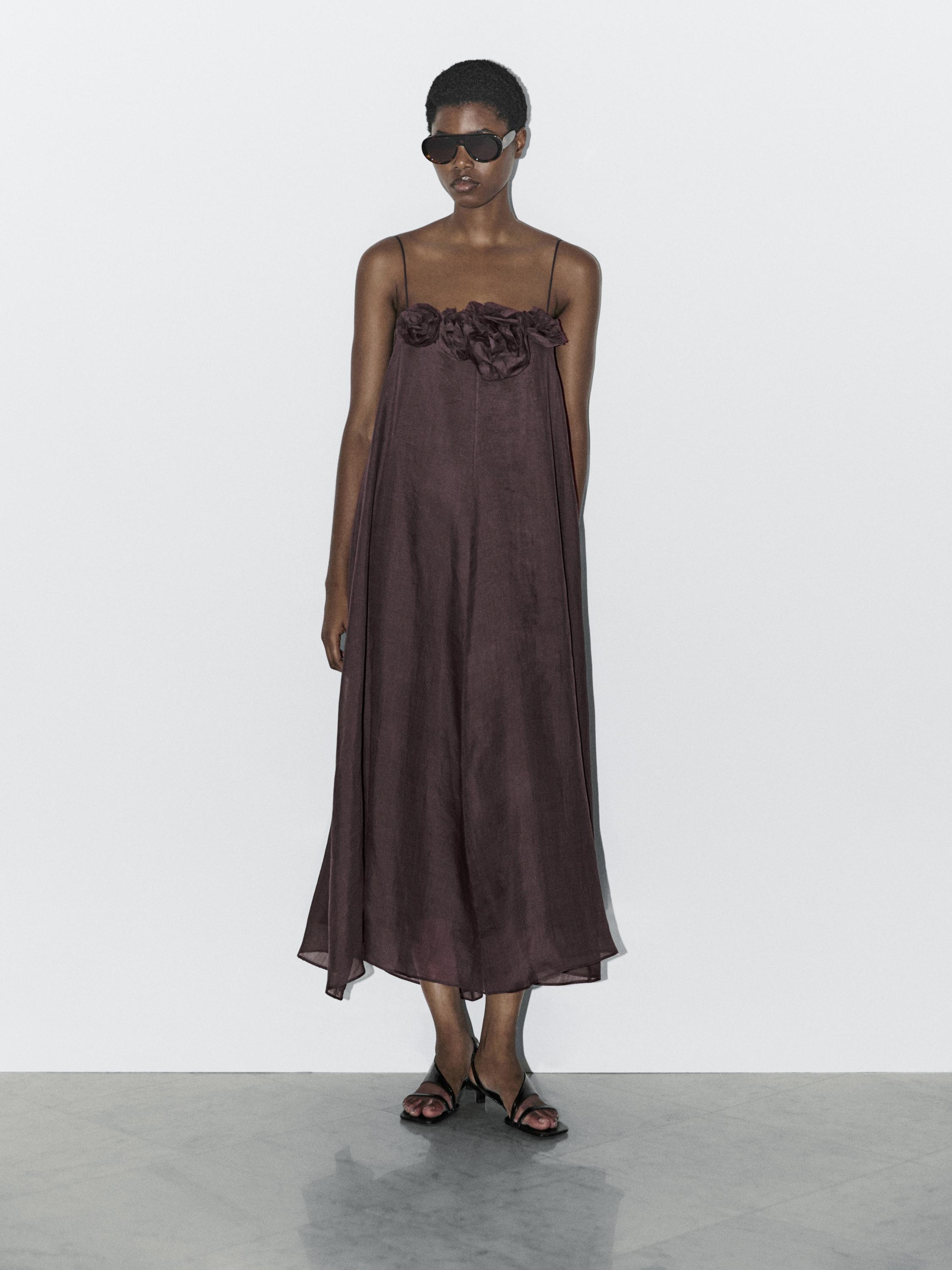 Vestit llarg rami estampat floral - STUDIO