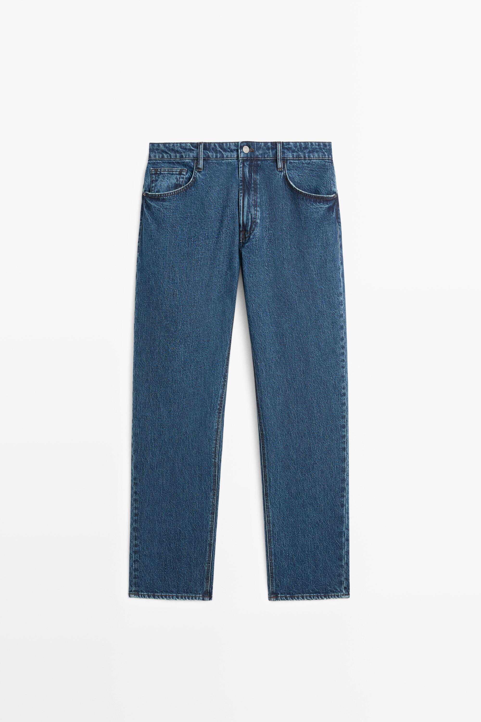 Tapered fit jeans — DEEP BLUE