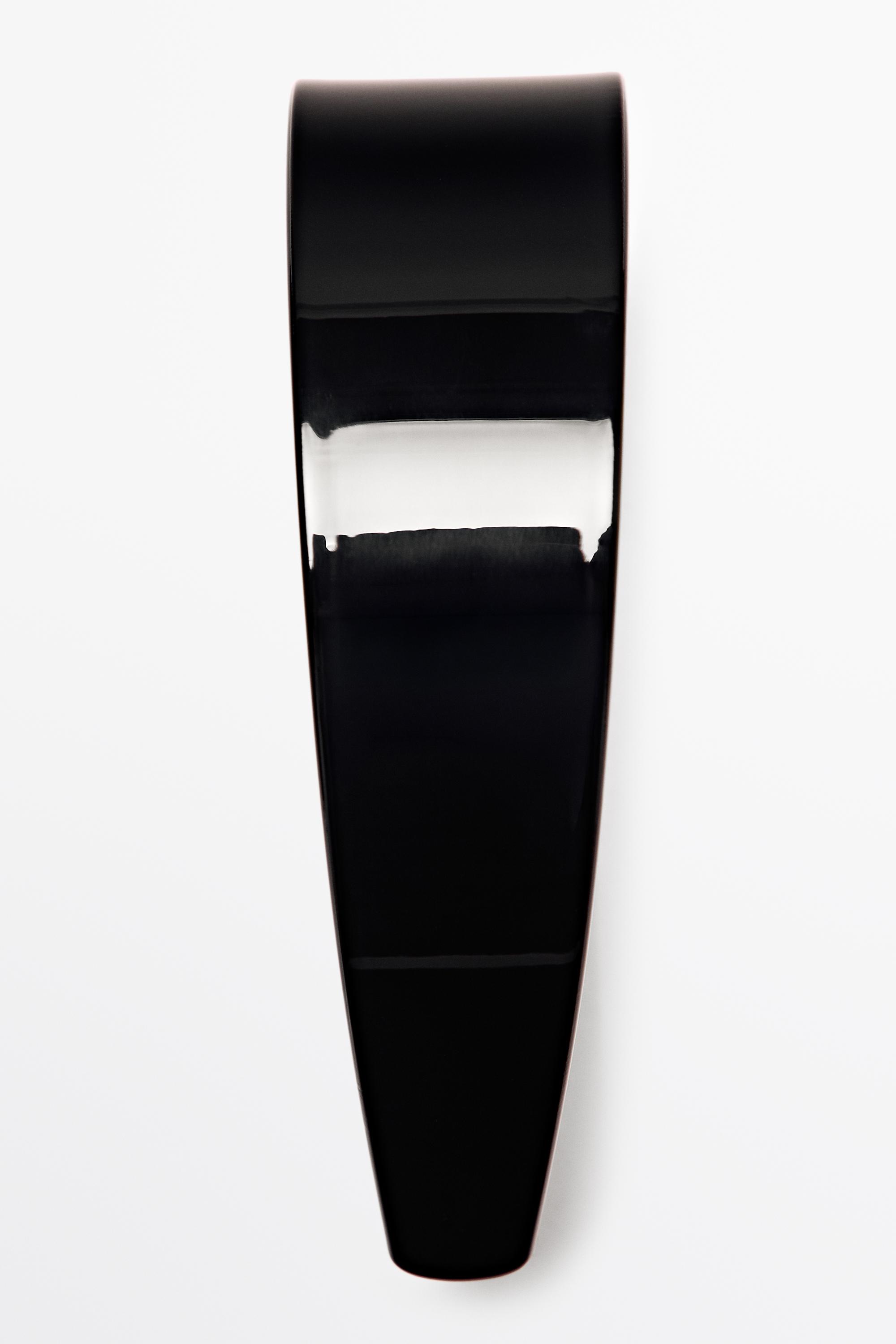 Plain headband — BLACK (alternate view)