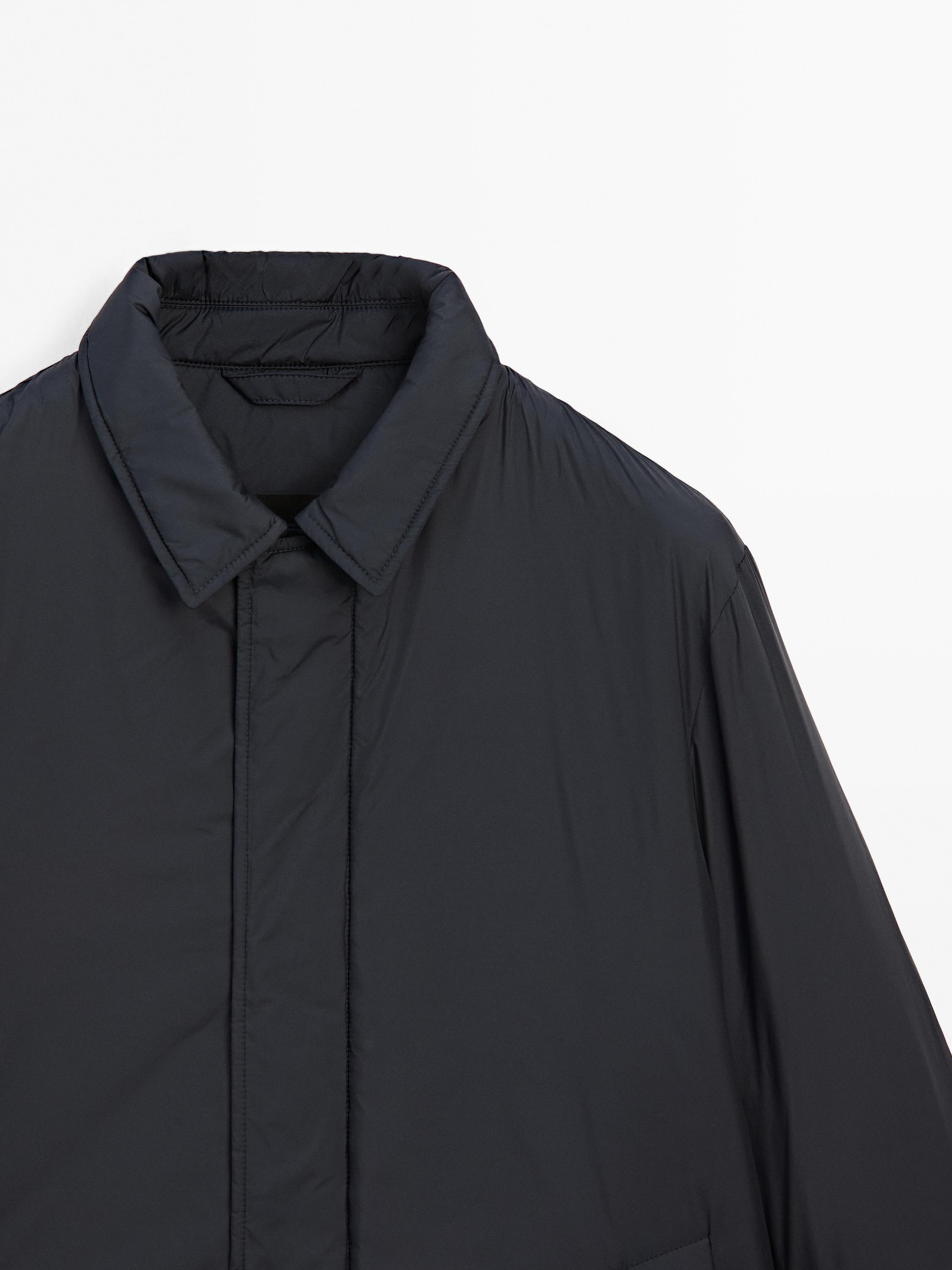 Непромокаемая парка из очень легкой смесовой ткани