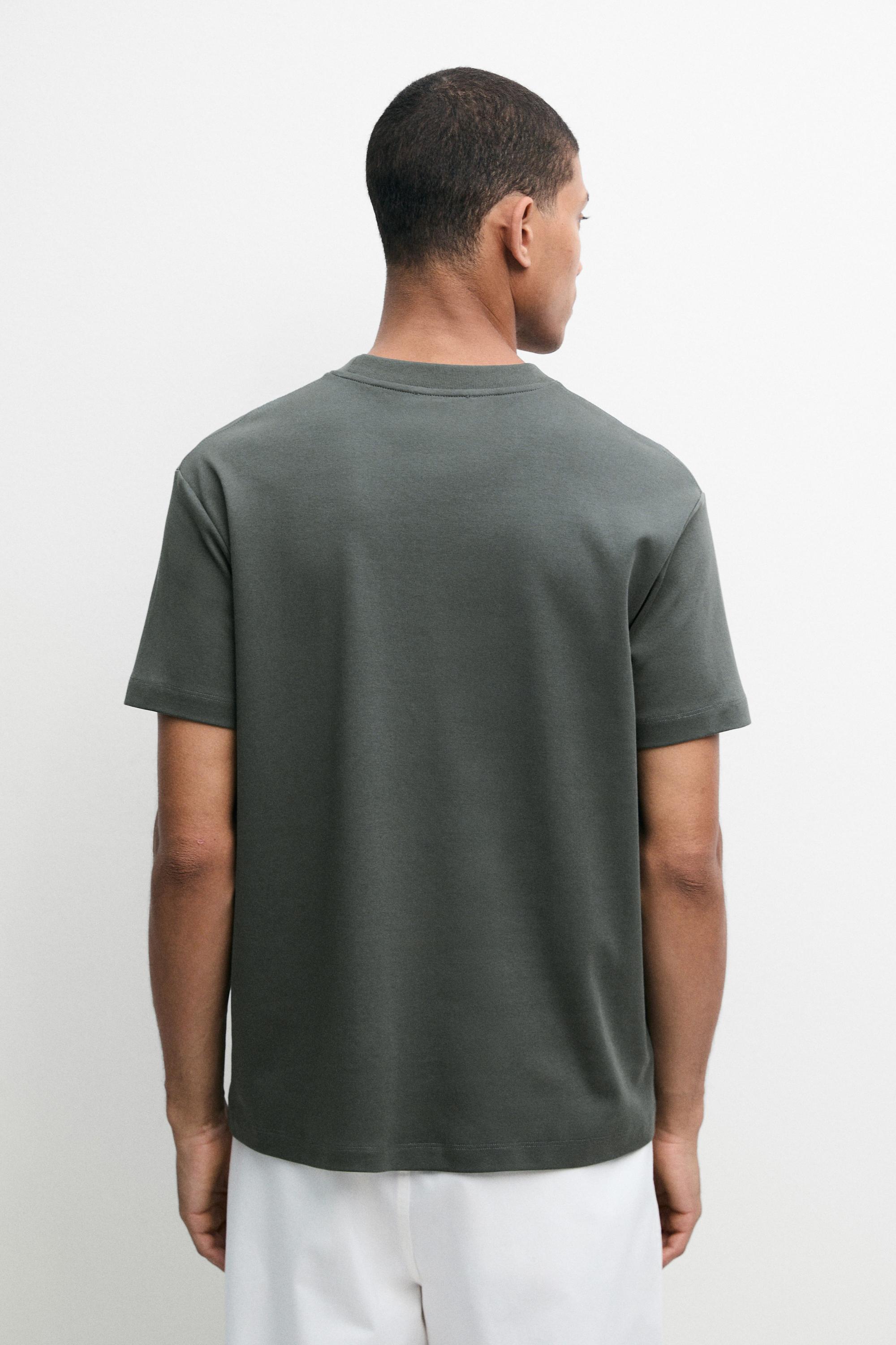 100% cotton short sleeve T-shirt — GREEN