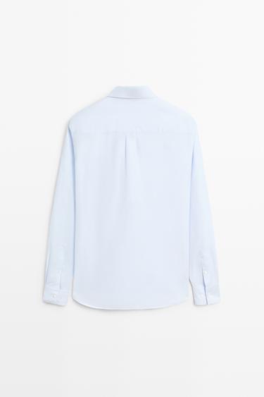 100% cotton regular fit shirt — Sky blue 6