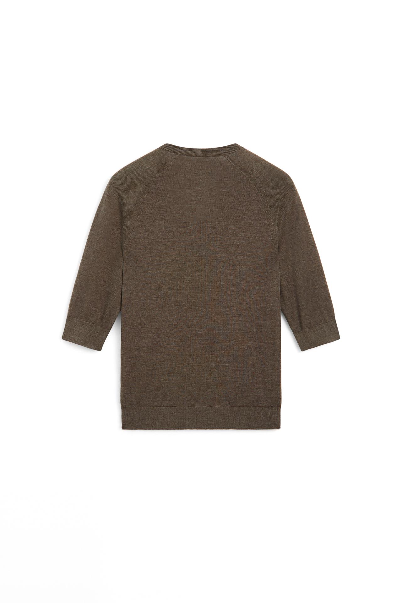 100% wool knit sweater - LIMITED EDITION — BROWN