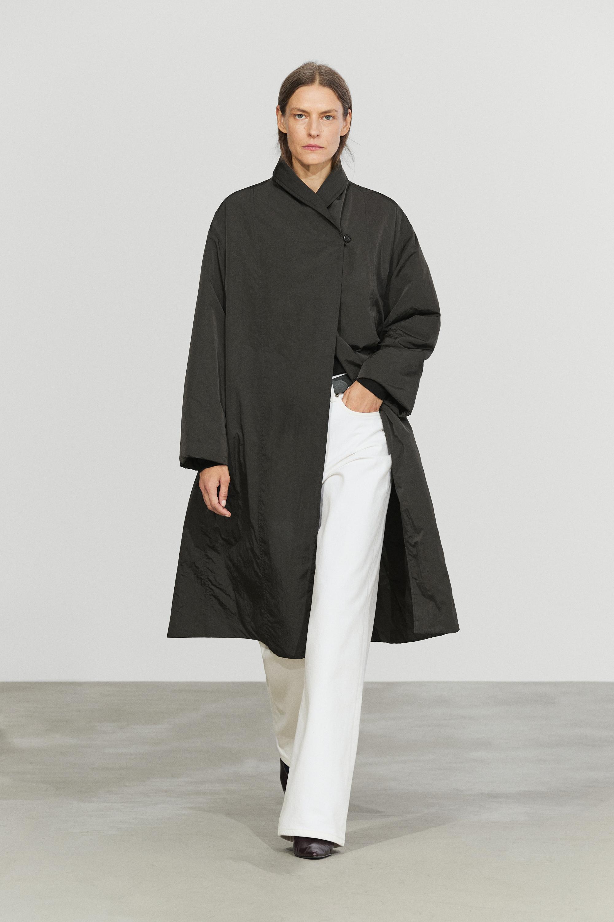 Long quilted parka