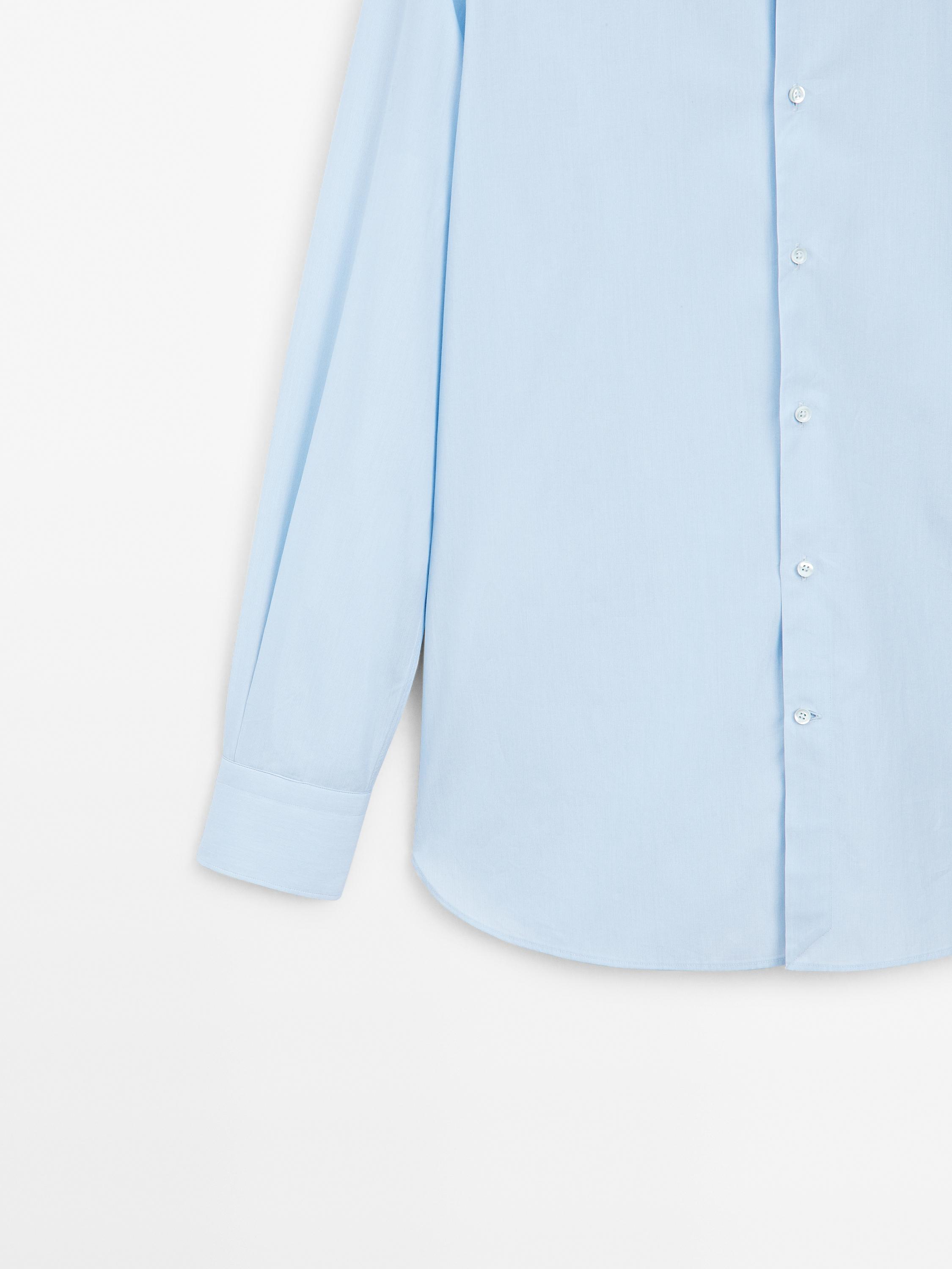 Alkandora marraduna, % 100 kotoizkoa, slim fit