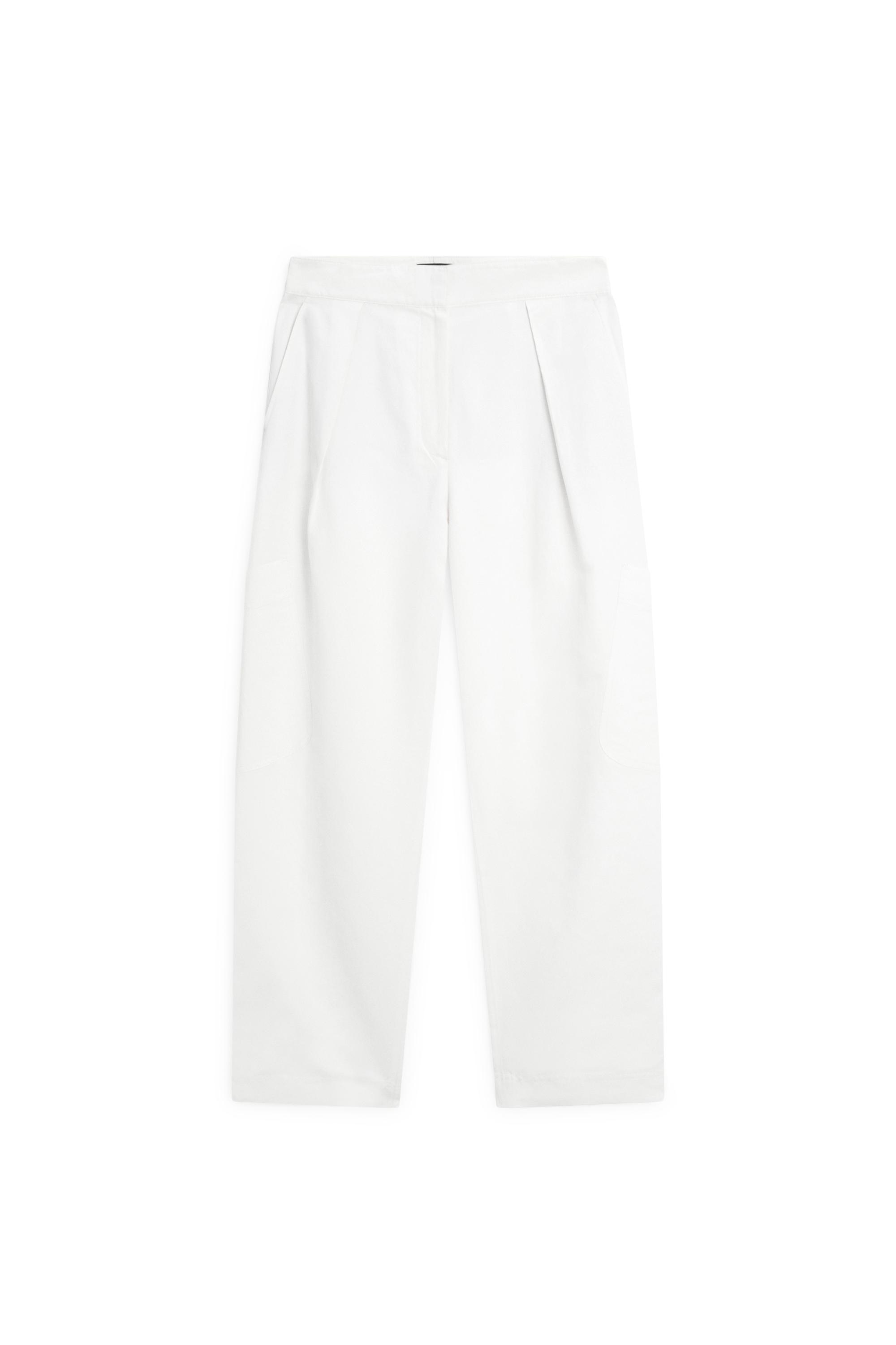 Flowing trousers with darts - LIMITED EDITION — BEIGE