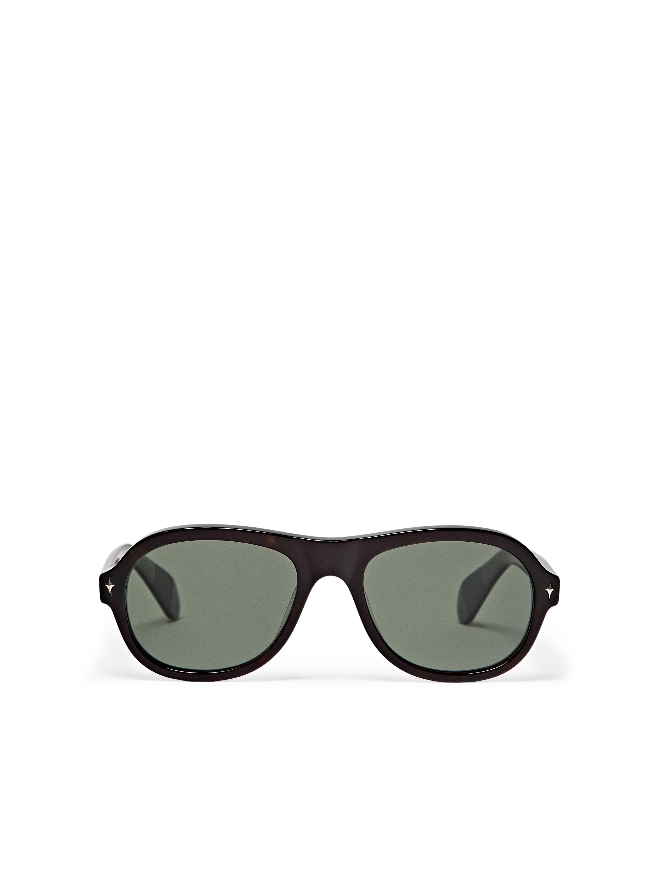 Aviator sunglasses — BROWN