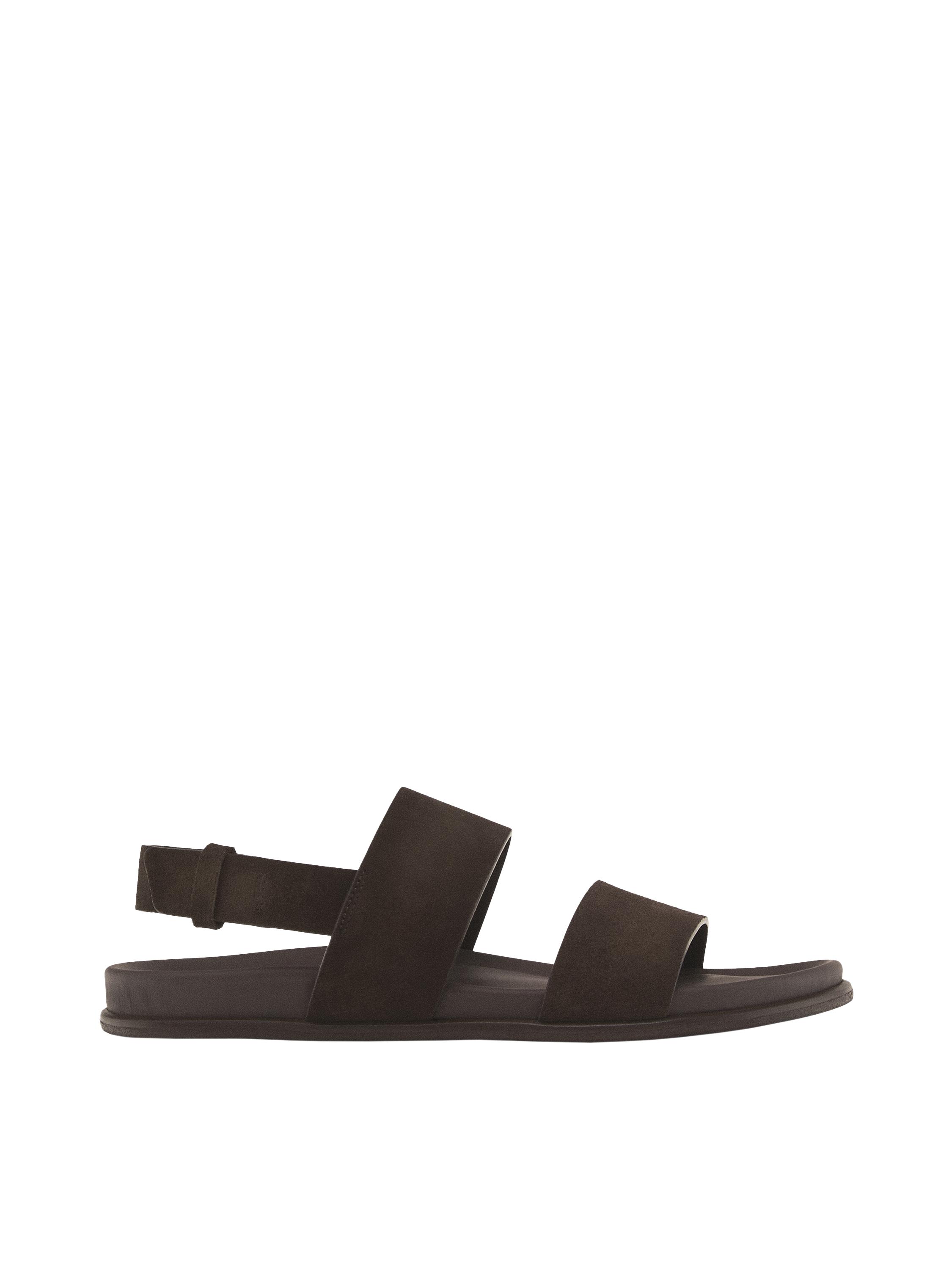 ★ Massimo Dutti★ Fluid long strap one piece 06639530712 MASSIMO DUTTI 1057 Men's size USA 42 EUR 105 Brown Leather