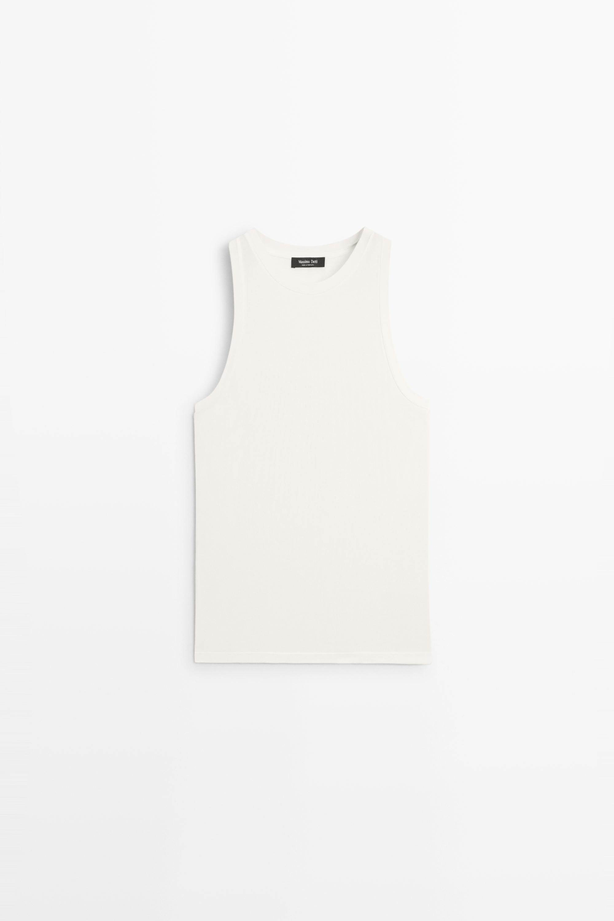 Silk blend sleeveless top - STUDIO — CREAM