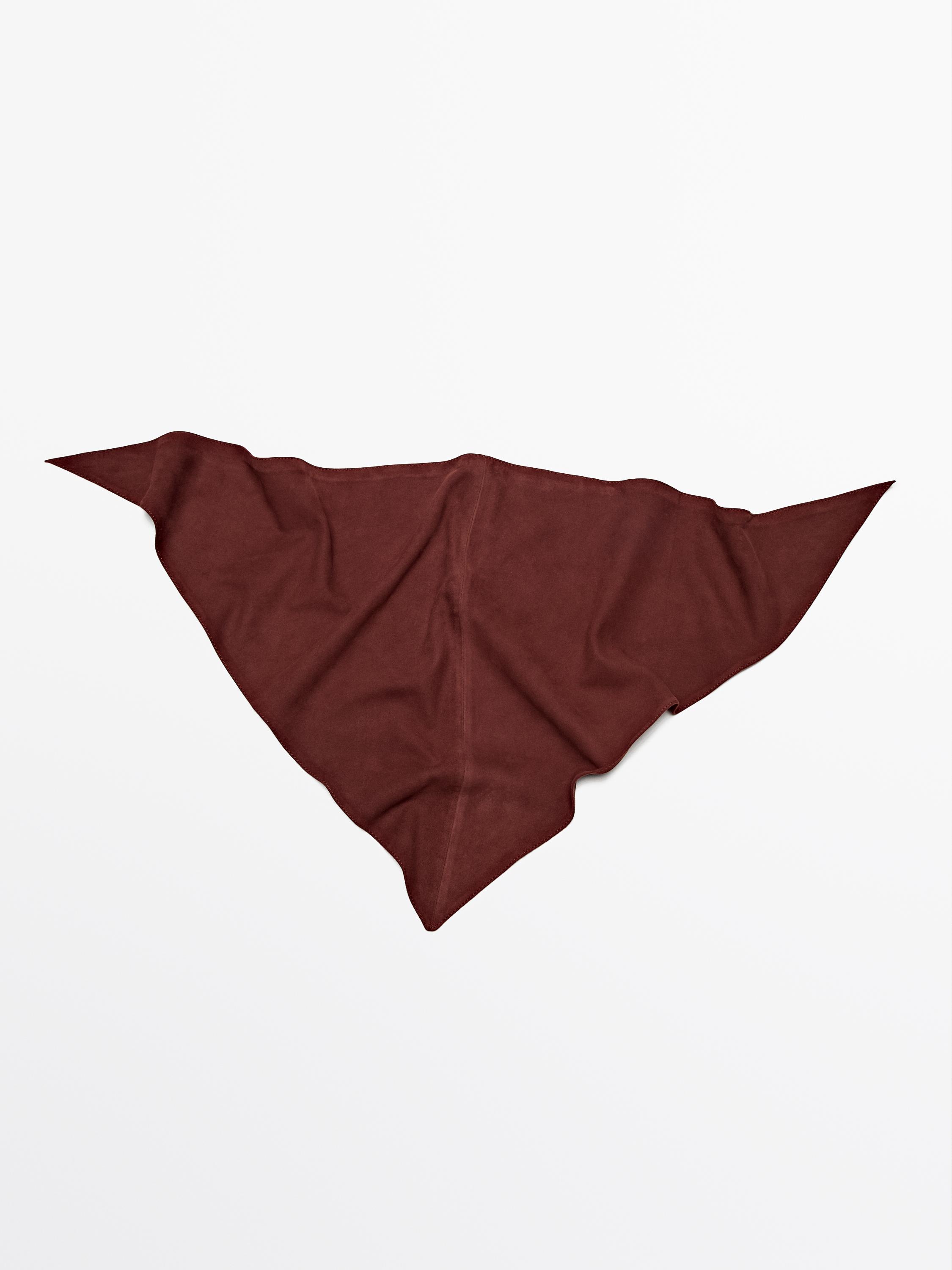 Suede leather bandana