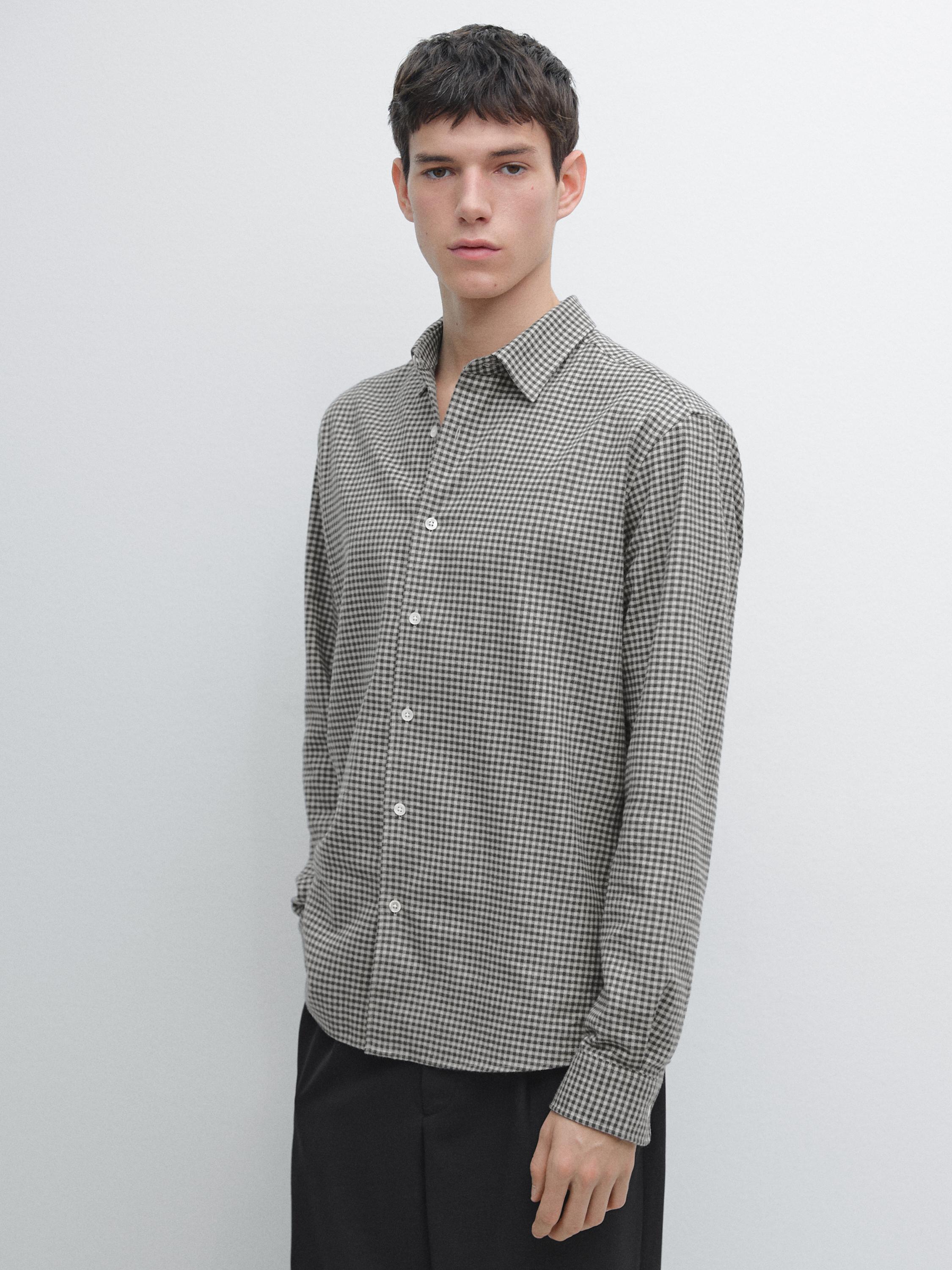 100% cotton check shirt