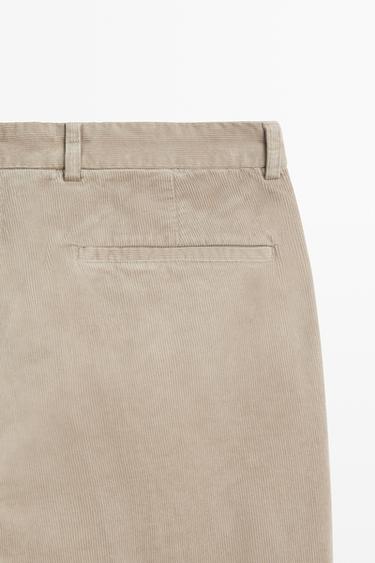 Slim fit corduroy pants — MOLE BROWN 7